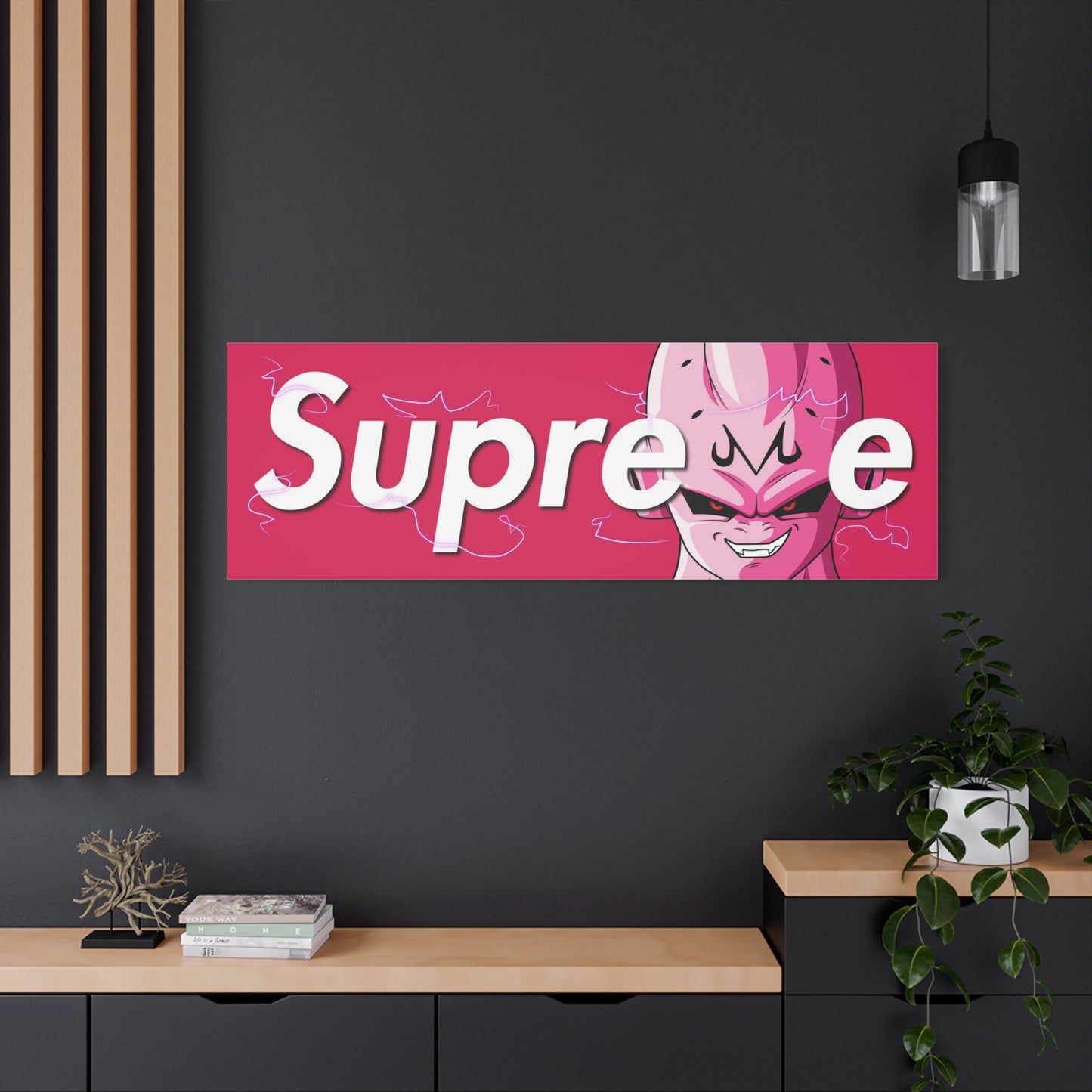 Smile of Ruin (Cerise) Canvas