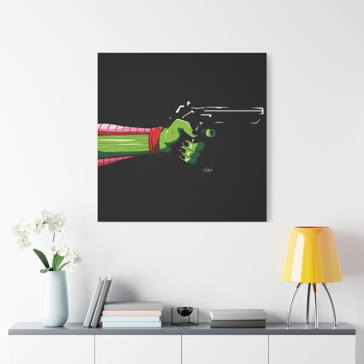Namek Gun Canvas