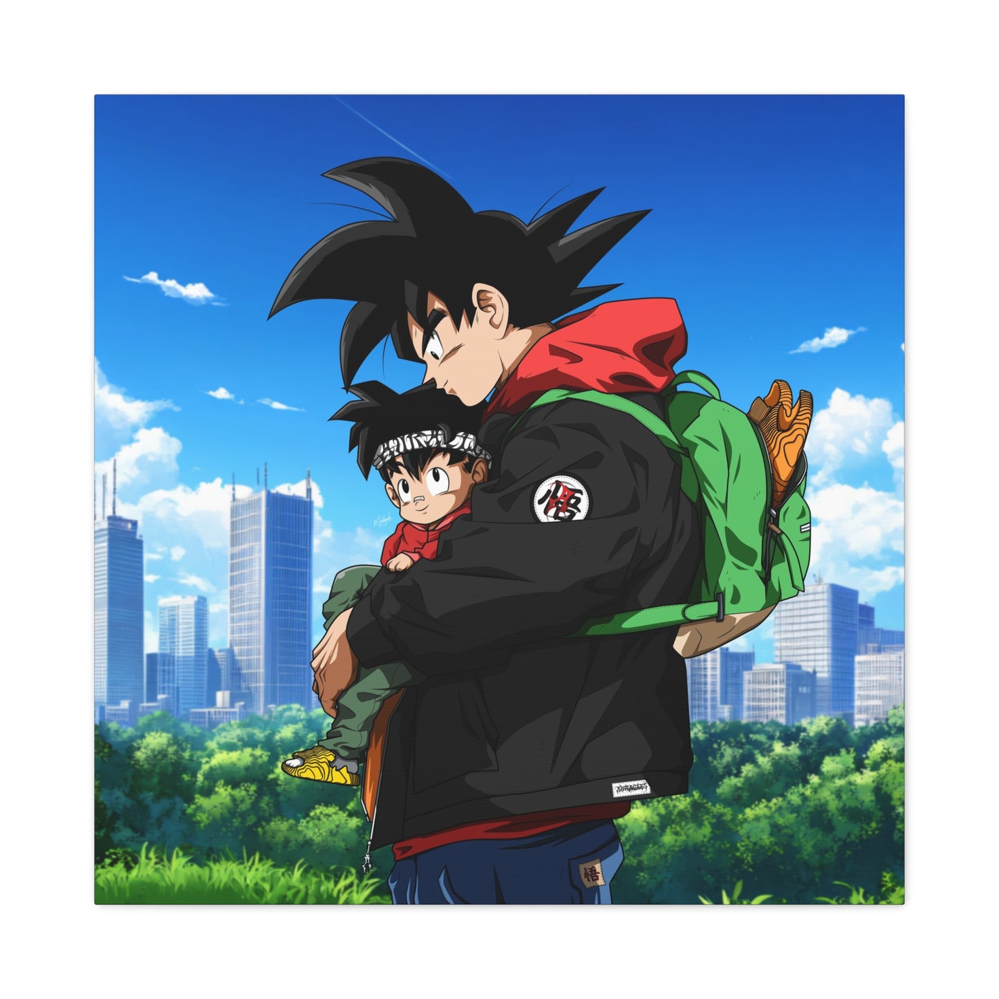 Father and Son Canvas