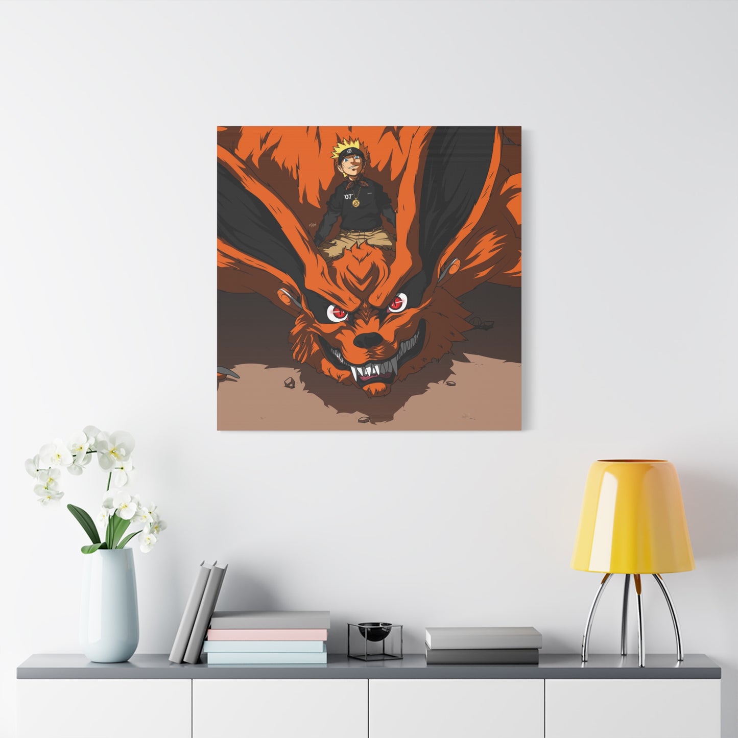 The Ninja and Fox Canvas
