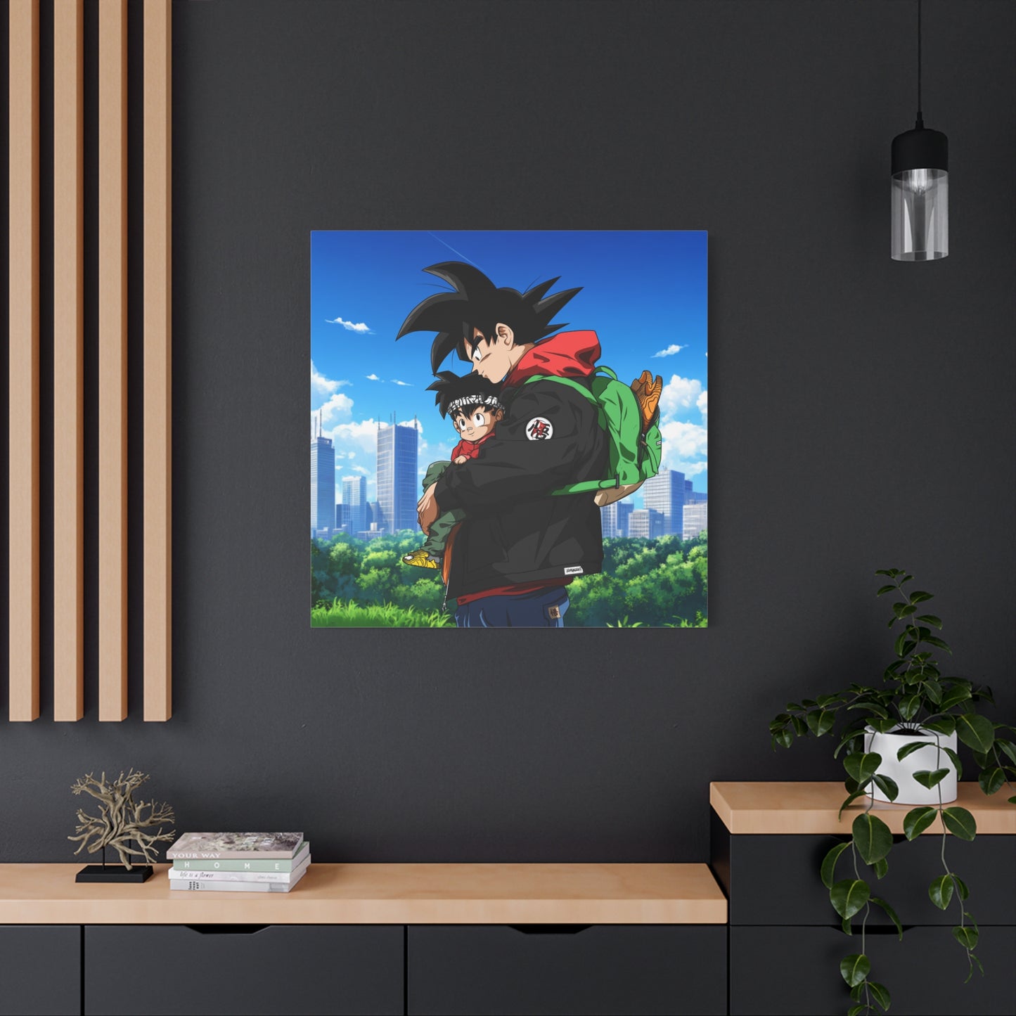 Father and Son Canvas