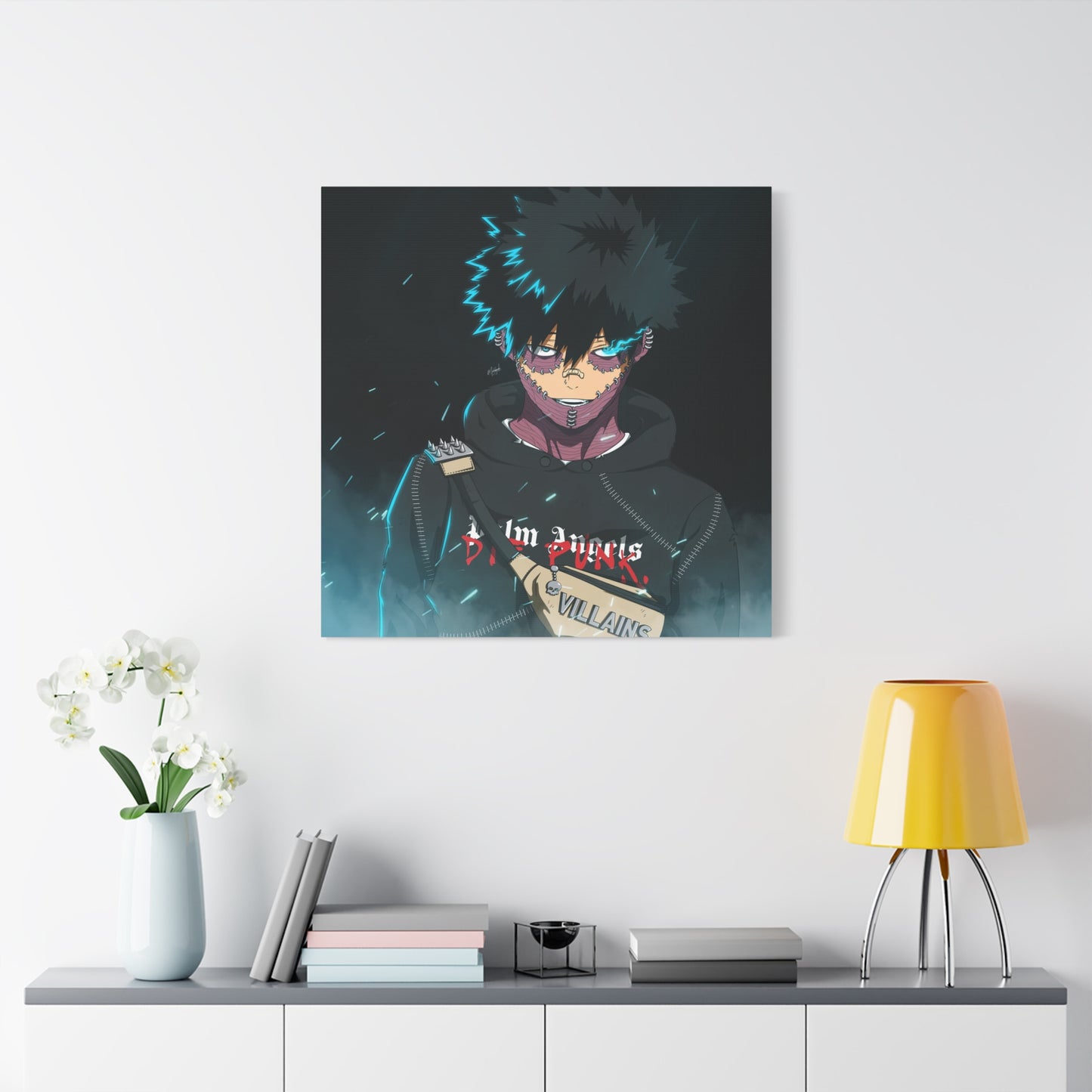 The Blue Flame Canvas
