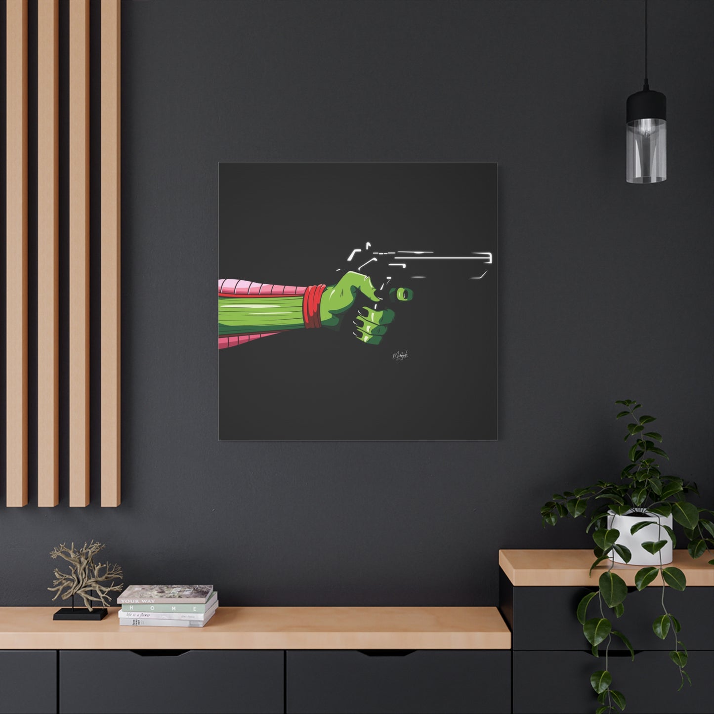 Namek Gun Canvas