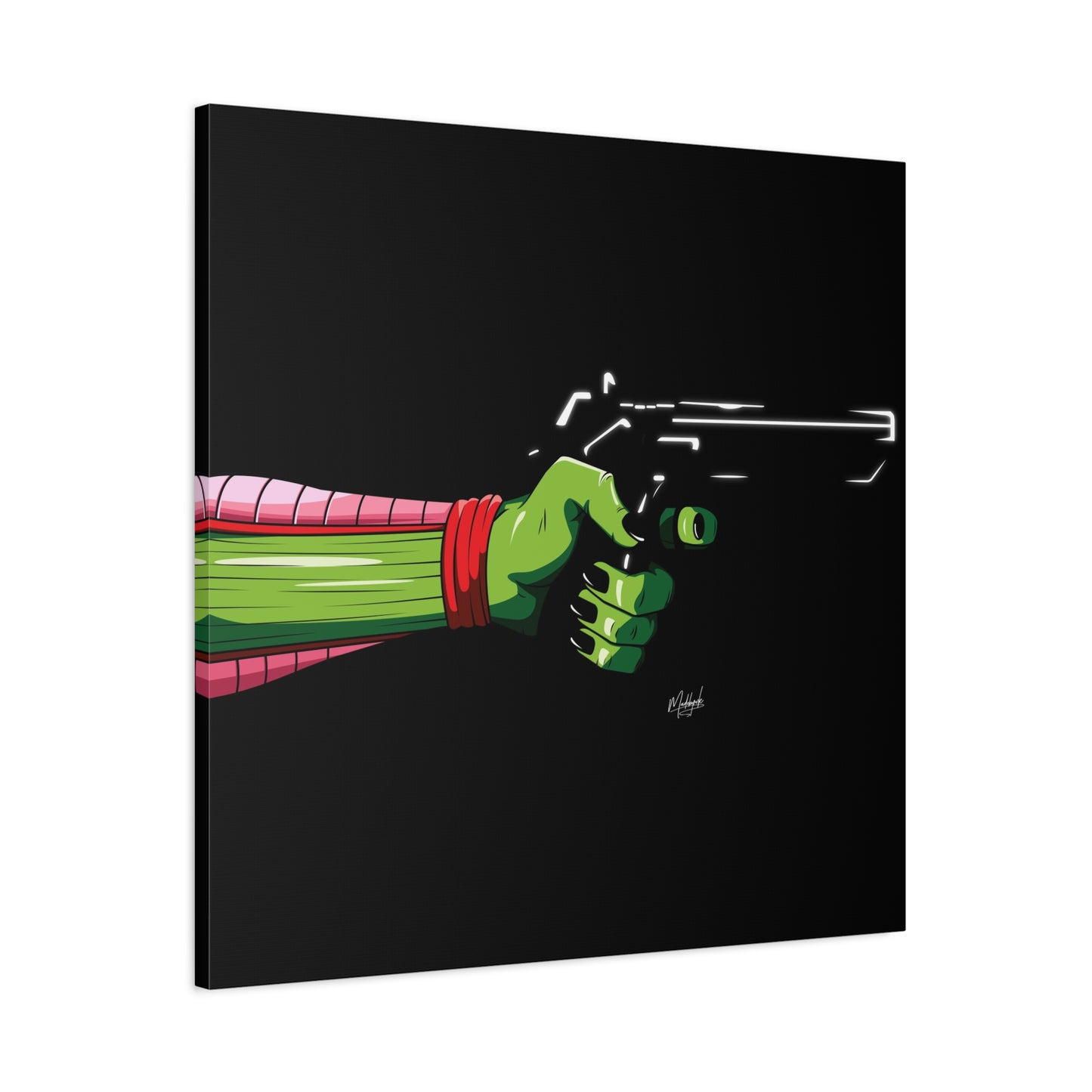 Namek Gun Canvas