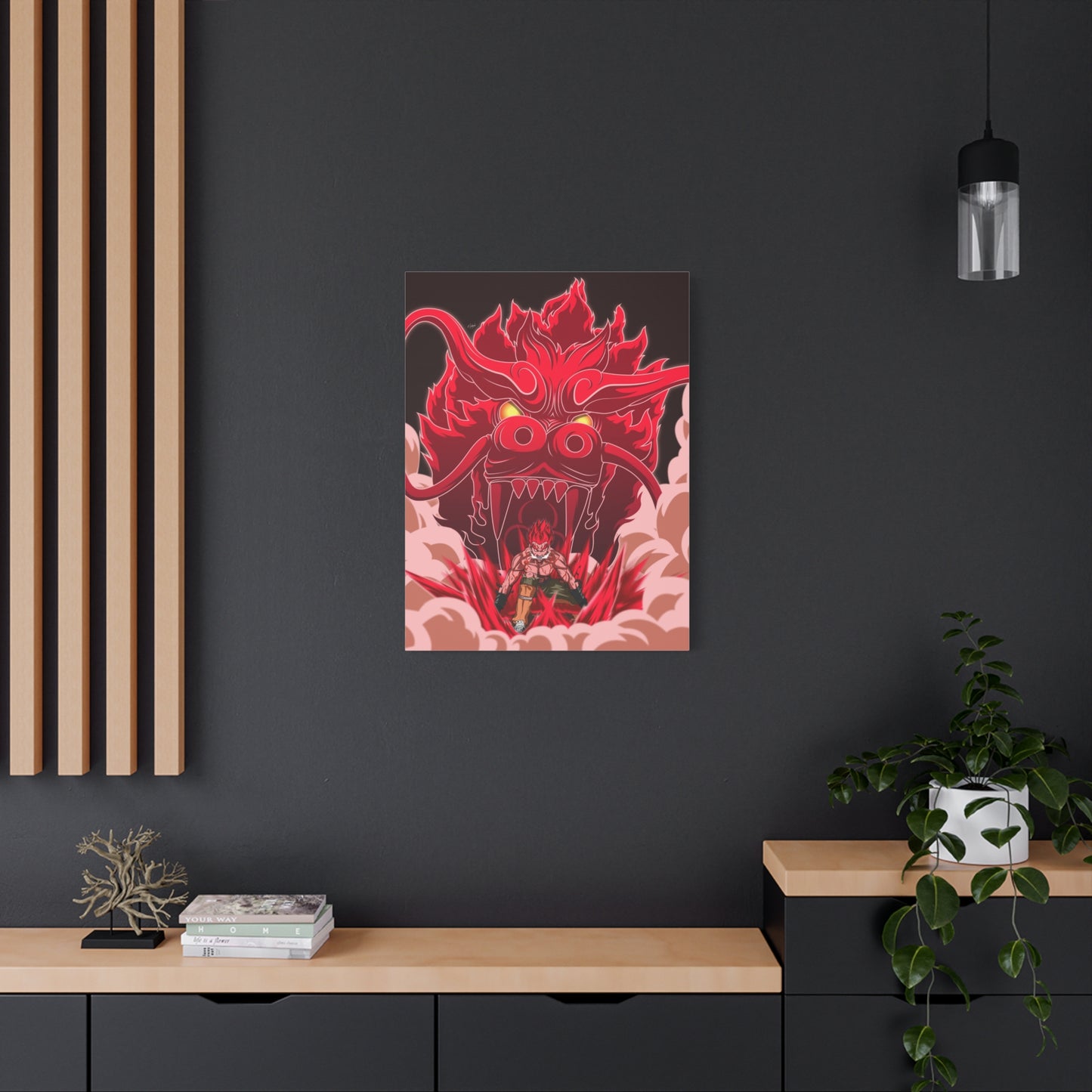 The Red Dragon Canvas