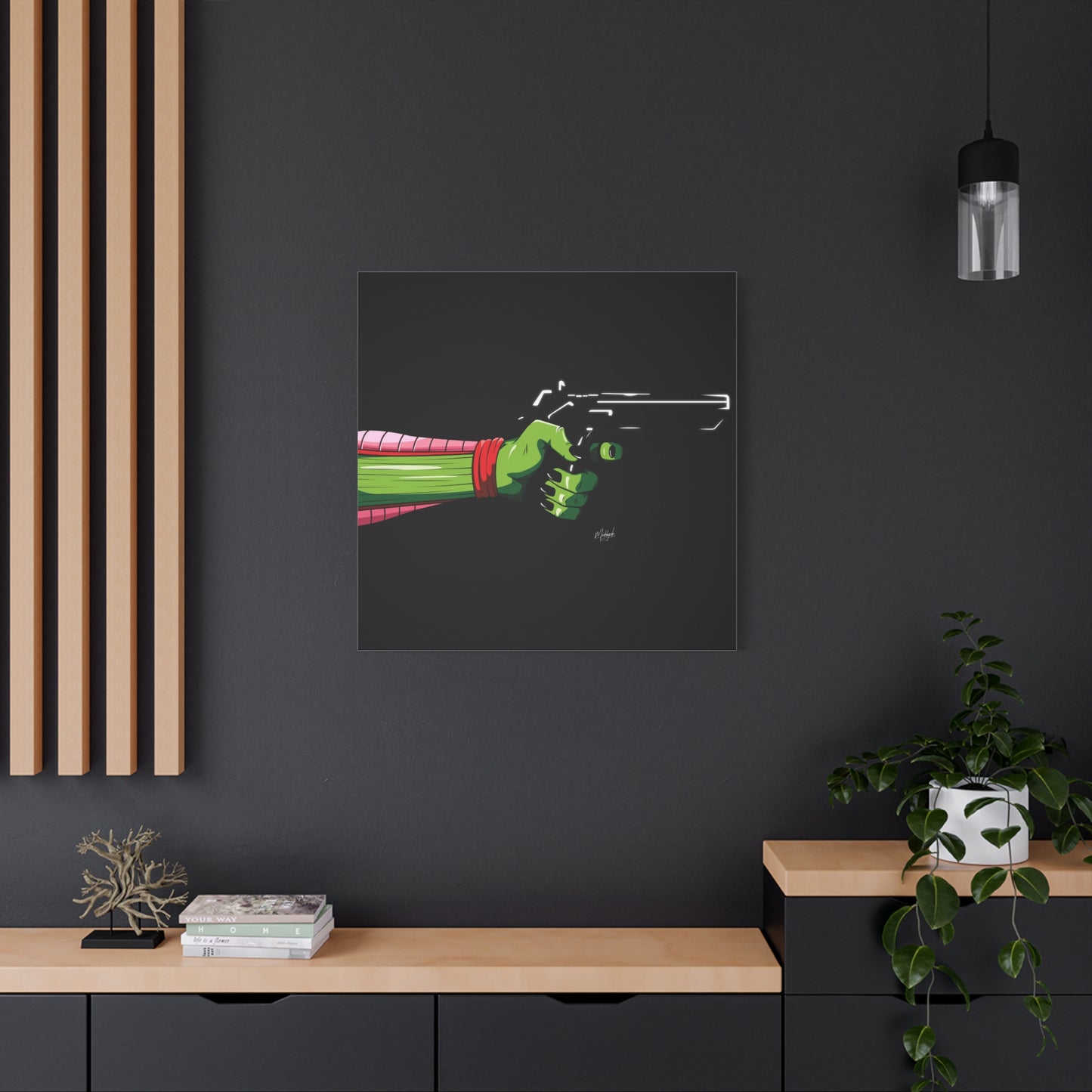 Namek Gun Canvas