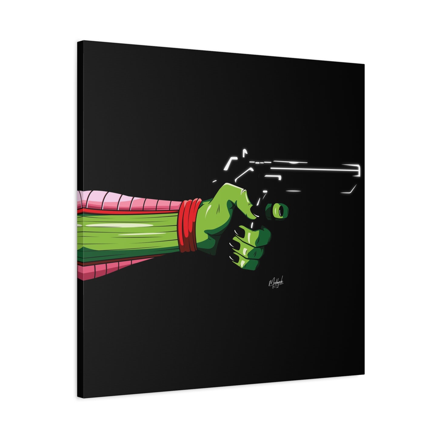 Namek Gun Canvas