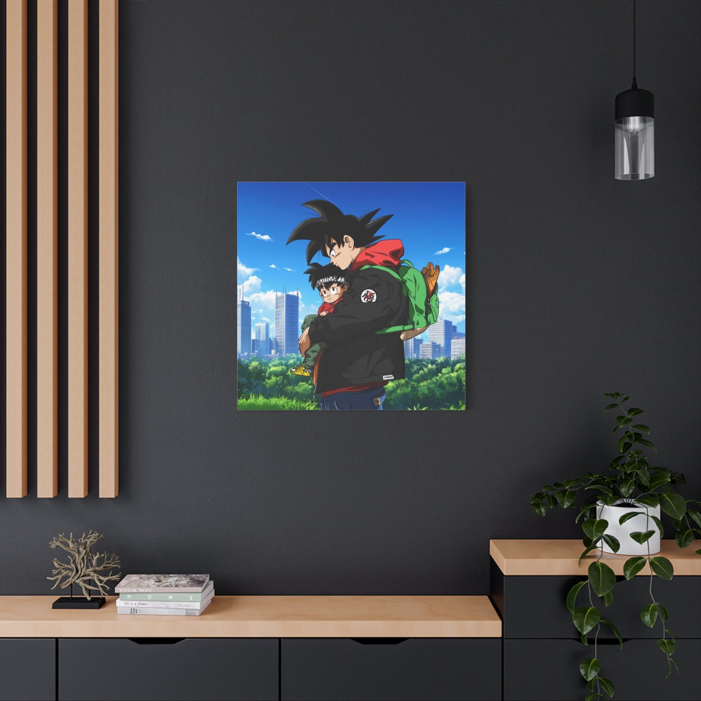 Father and Son Canvas