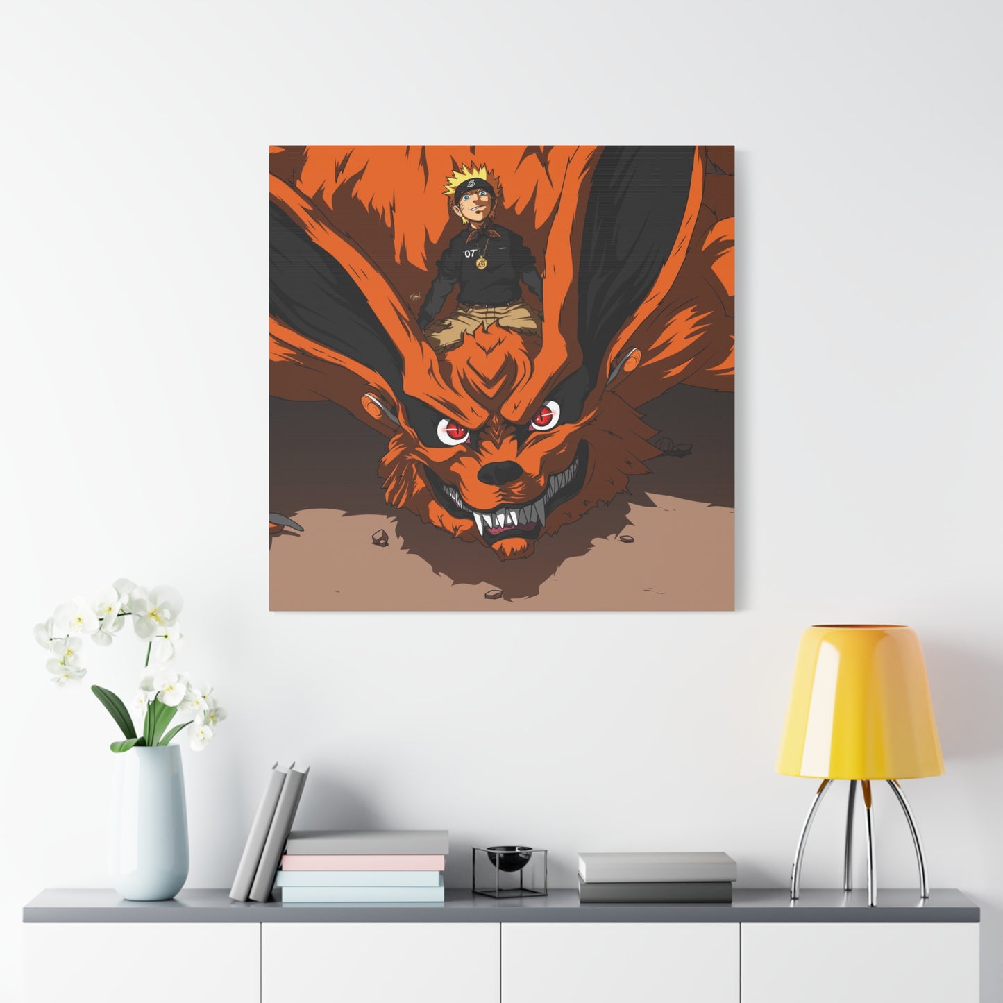 The Ninja and Fox Canvas