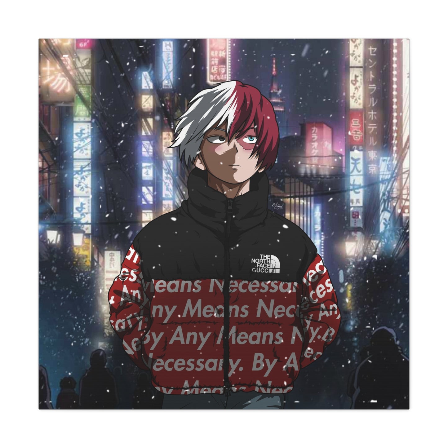 The Snowflame Kid Canvas