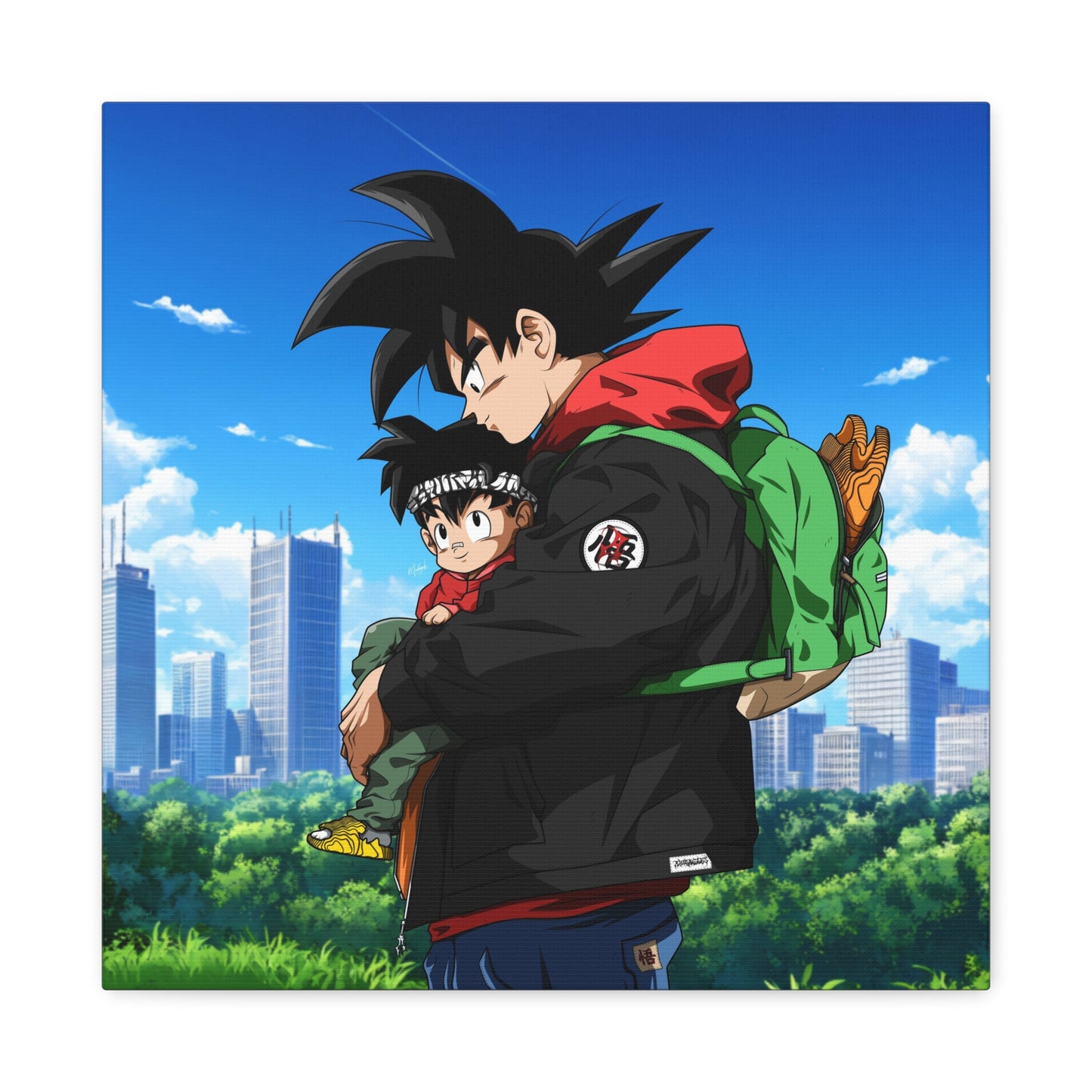 Father and Son Canvas