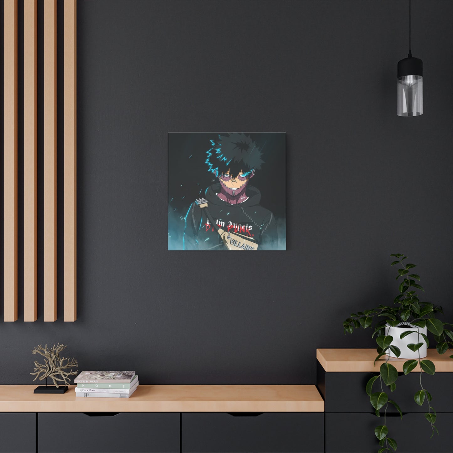 The Blue Flame Canvas