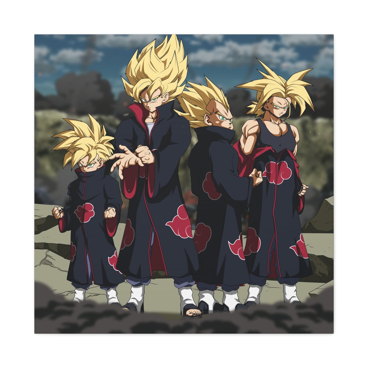 Team Earth (Power Up) Canvas