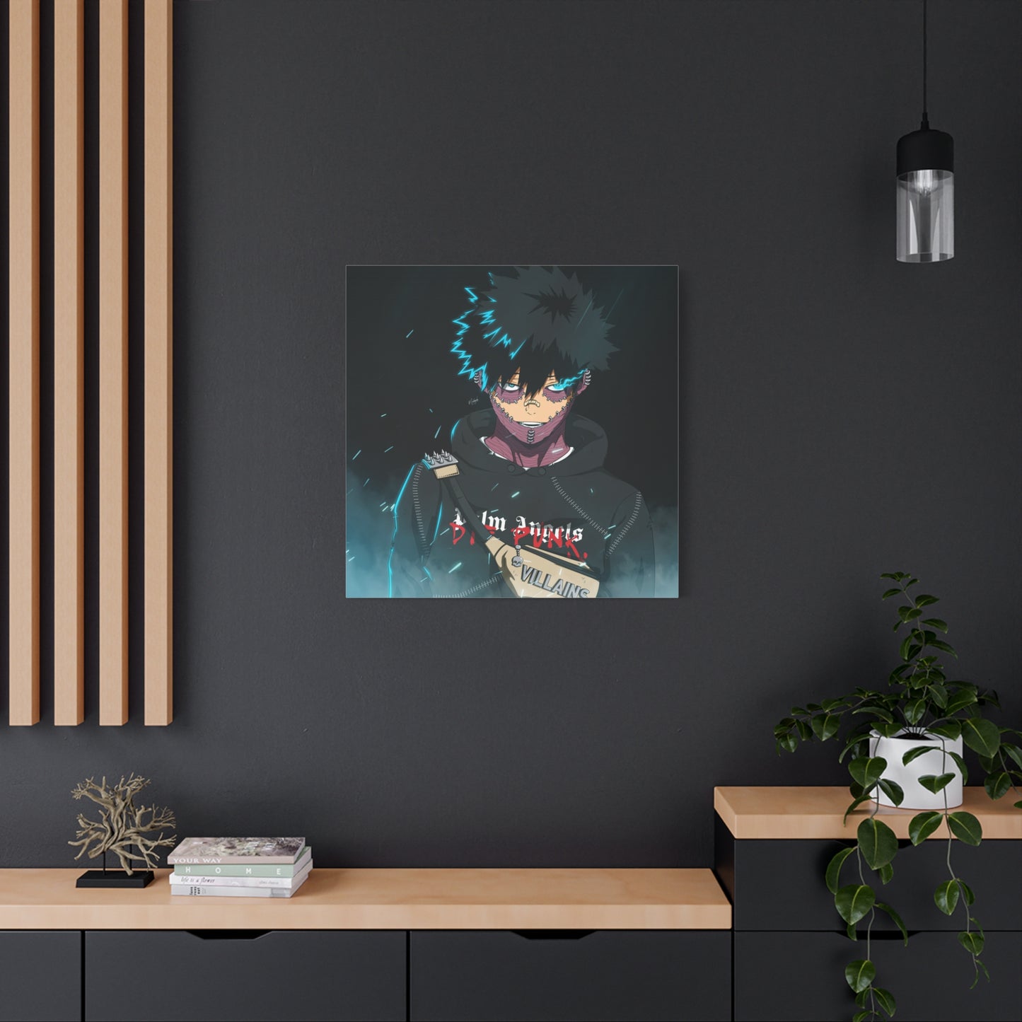The Blue Flame Canvas