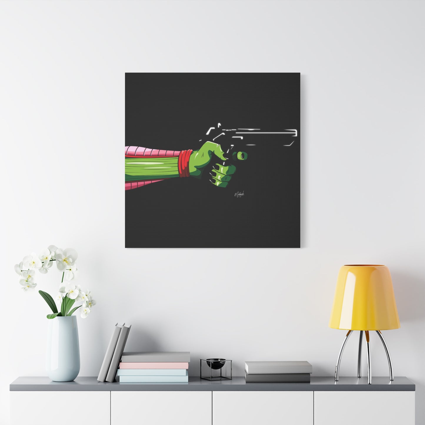 Namek Gun Canvas
