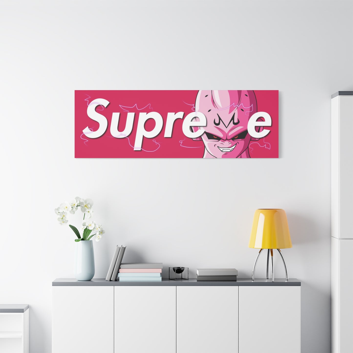 Smile of Ruin (Cerise) Canvas