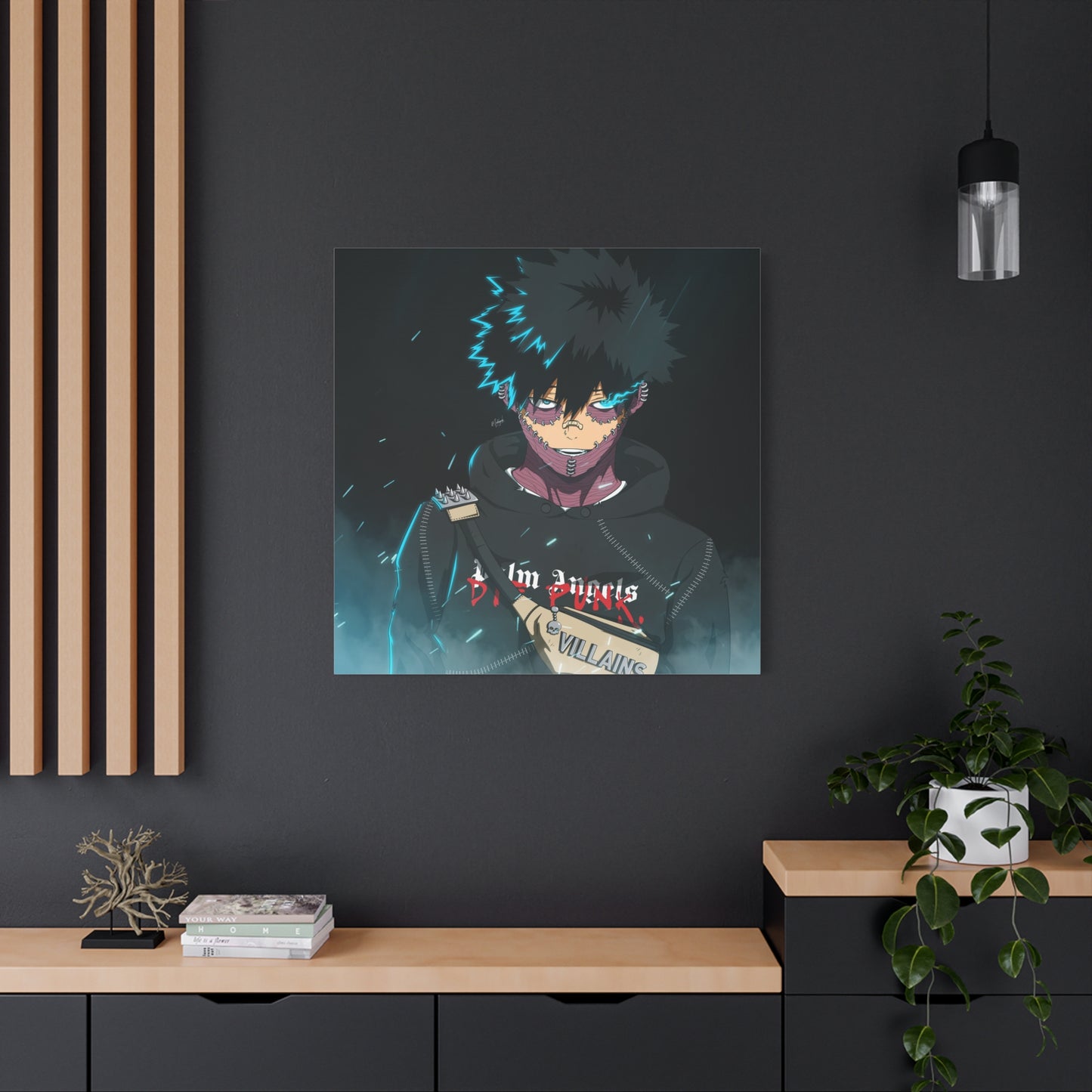 The Blue Flame Canvas