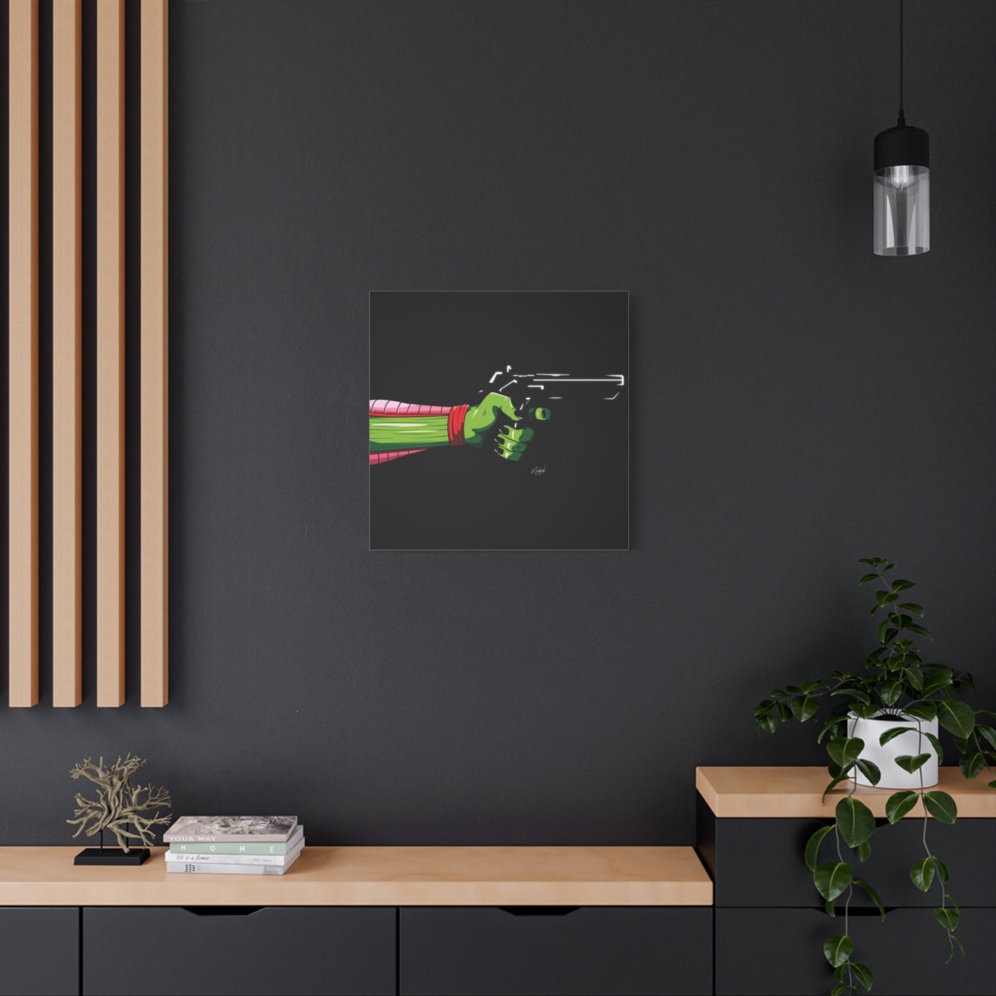 Namek Gun Canvas
