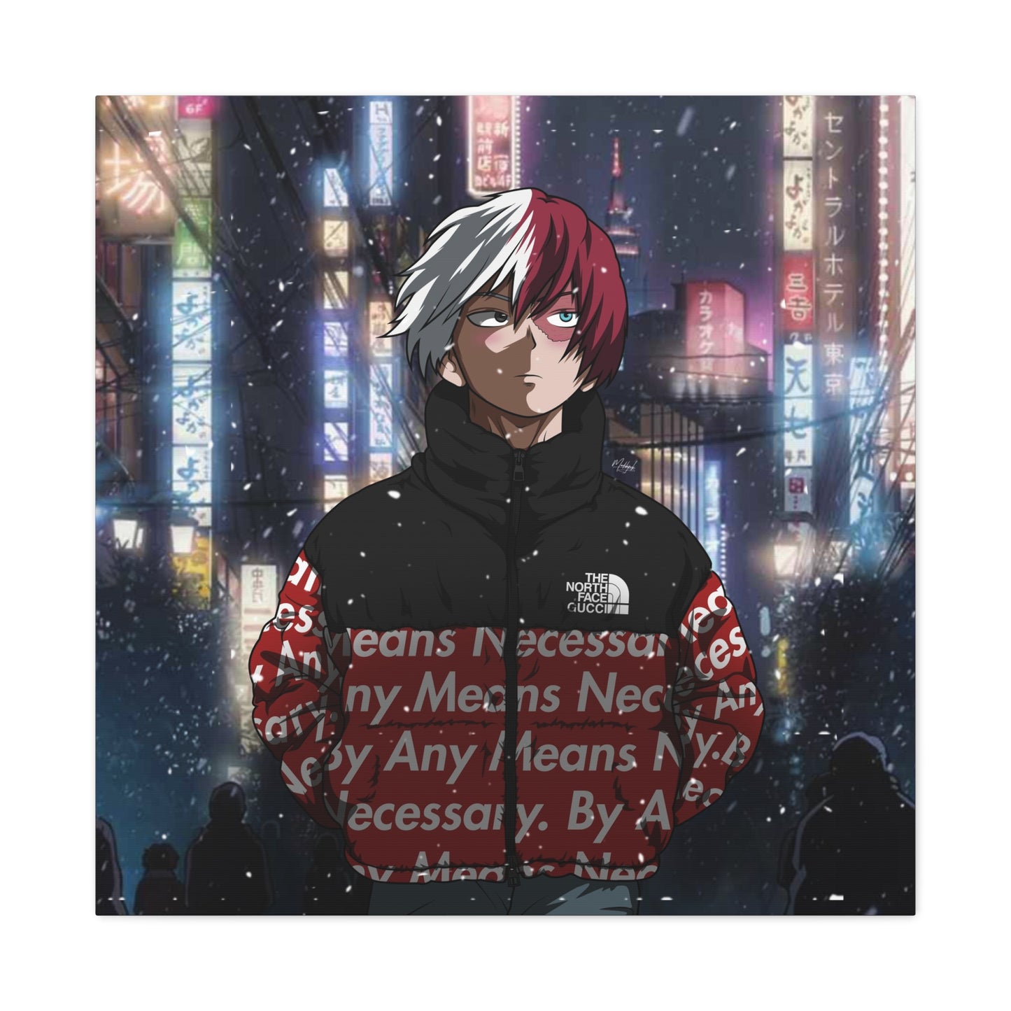 The Snowflame Kid Canvas