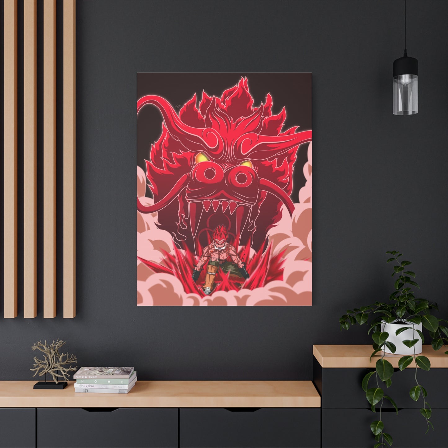 The Red Dragon Canvas