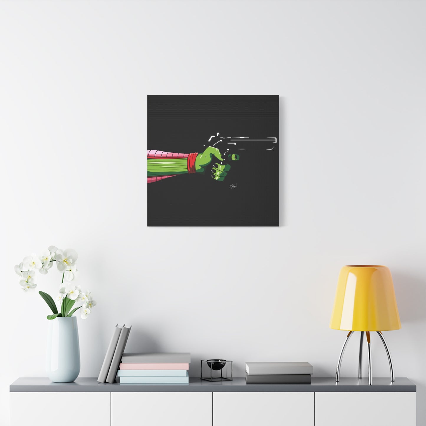 Namek Gun Canvas