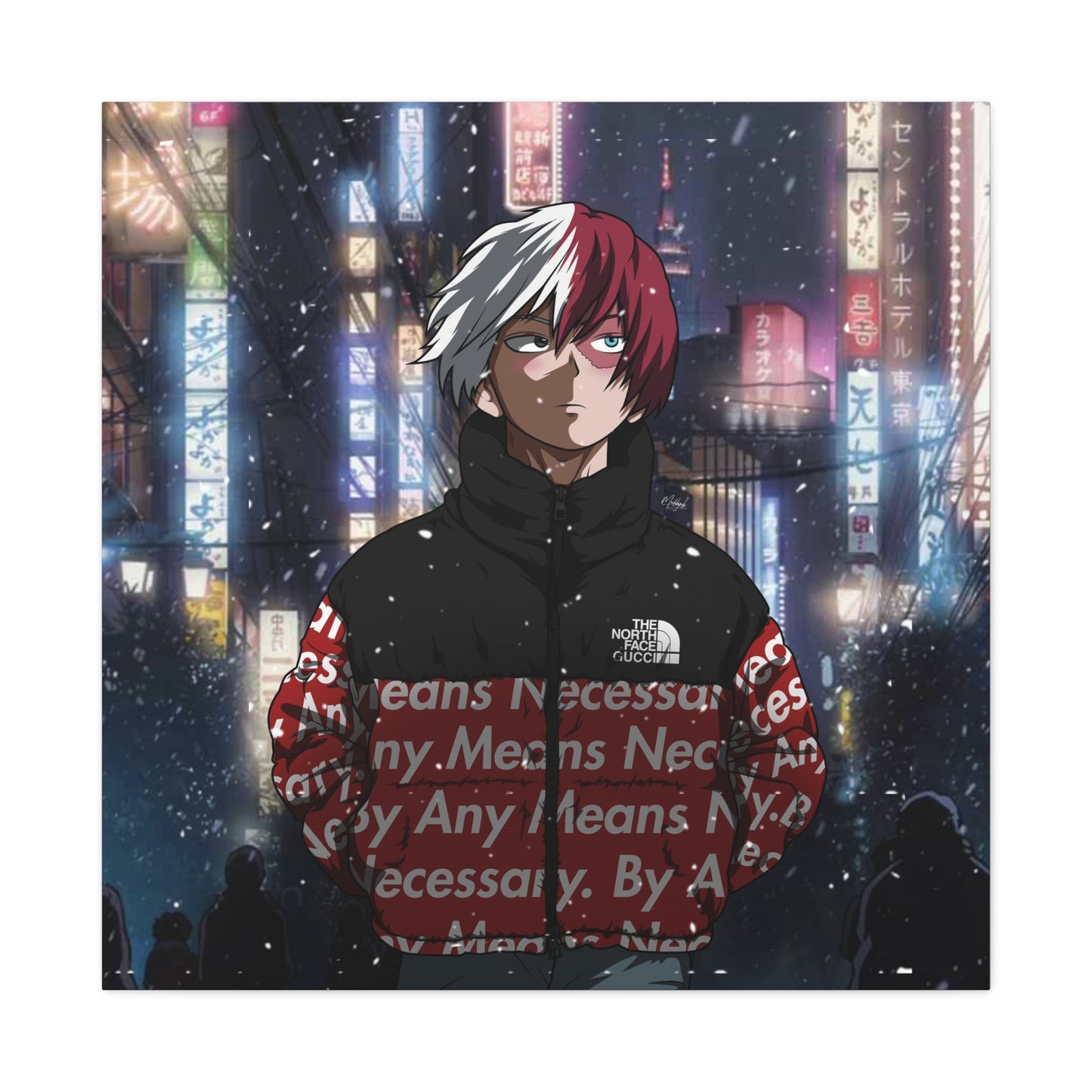 The Snowflame Kid Canvas
