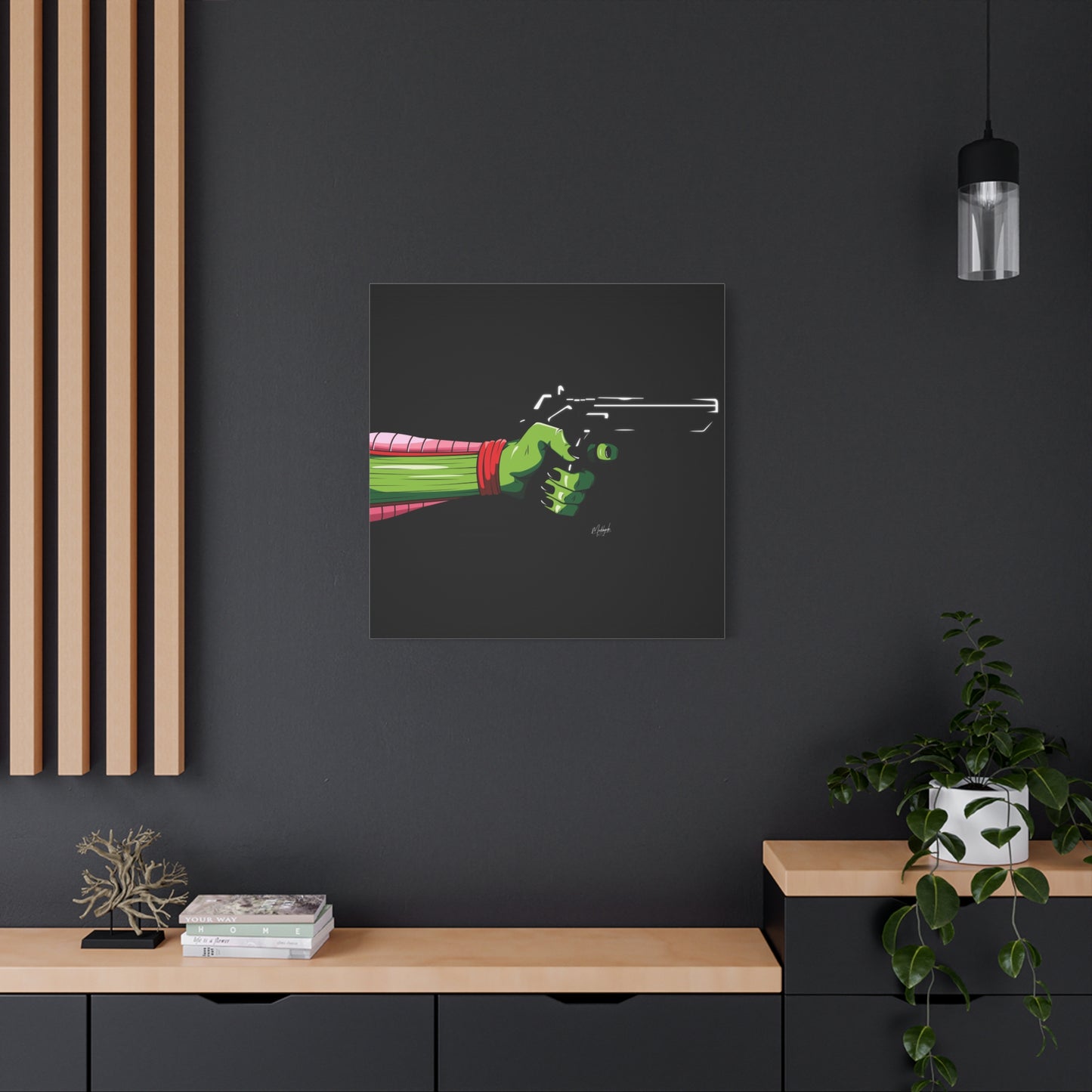 Namek Gun Canvas