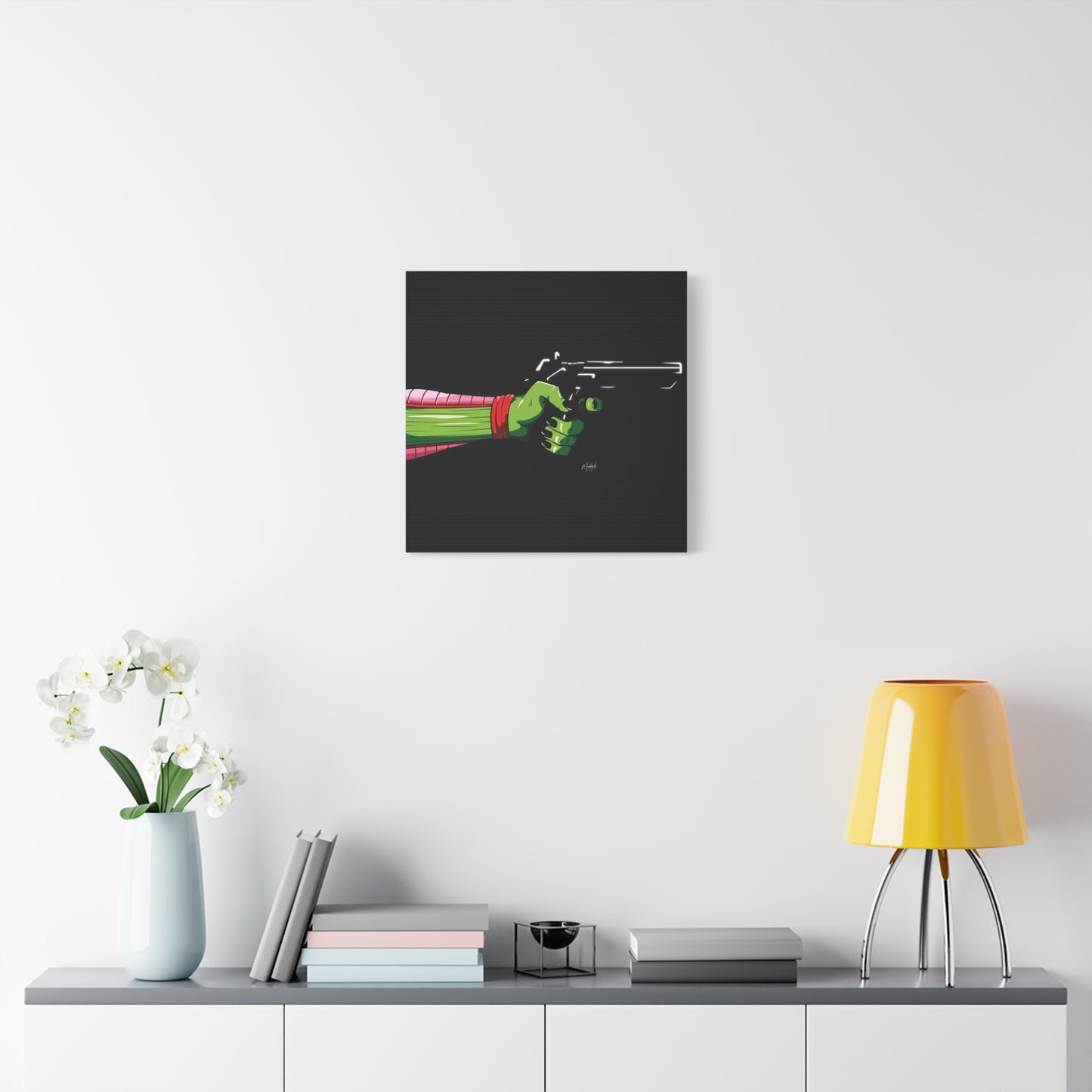 Namek Gun Canvas