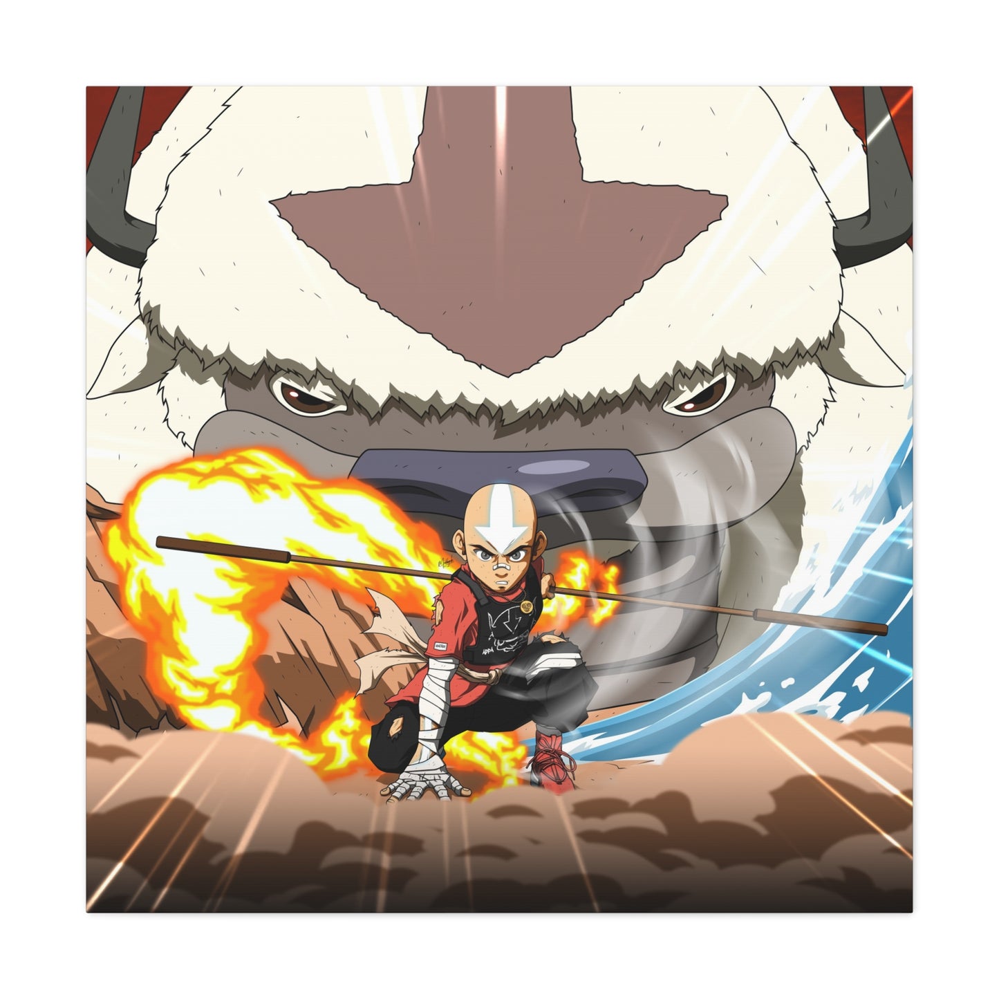Master of the Elements Canvas