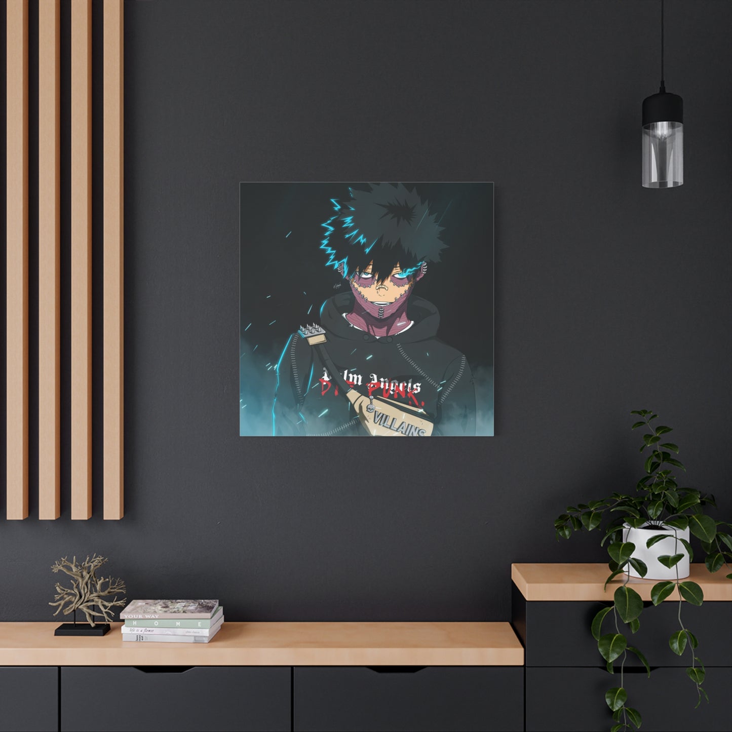 The Blue Flame Canvas