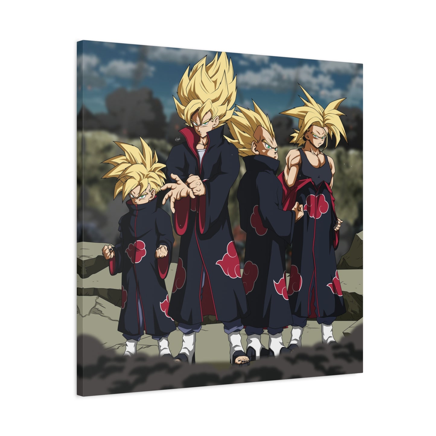 Team Earth (Power Up) Canvas