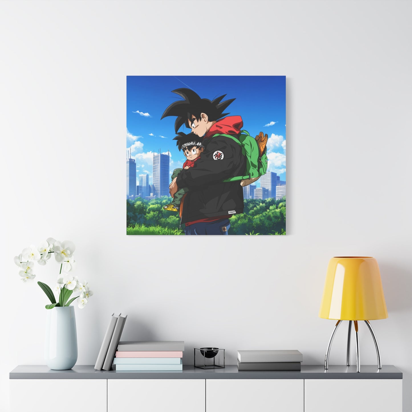 Father and Son Canvas