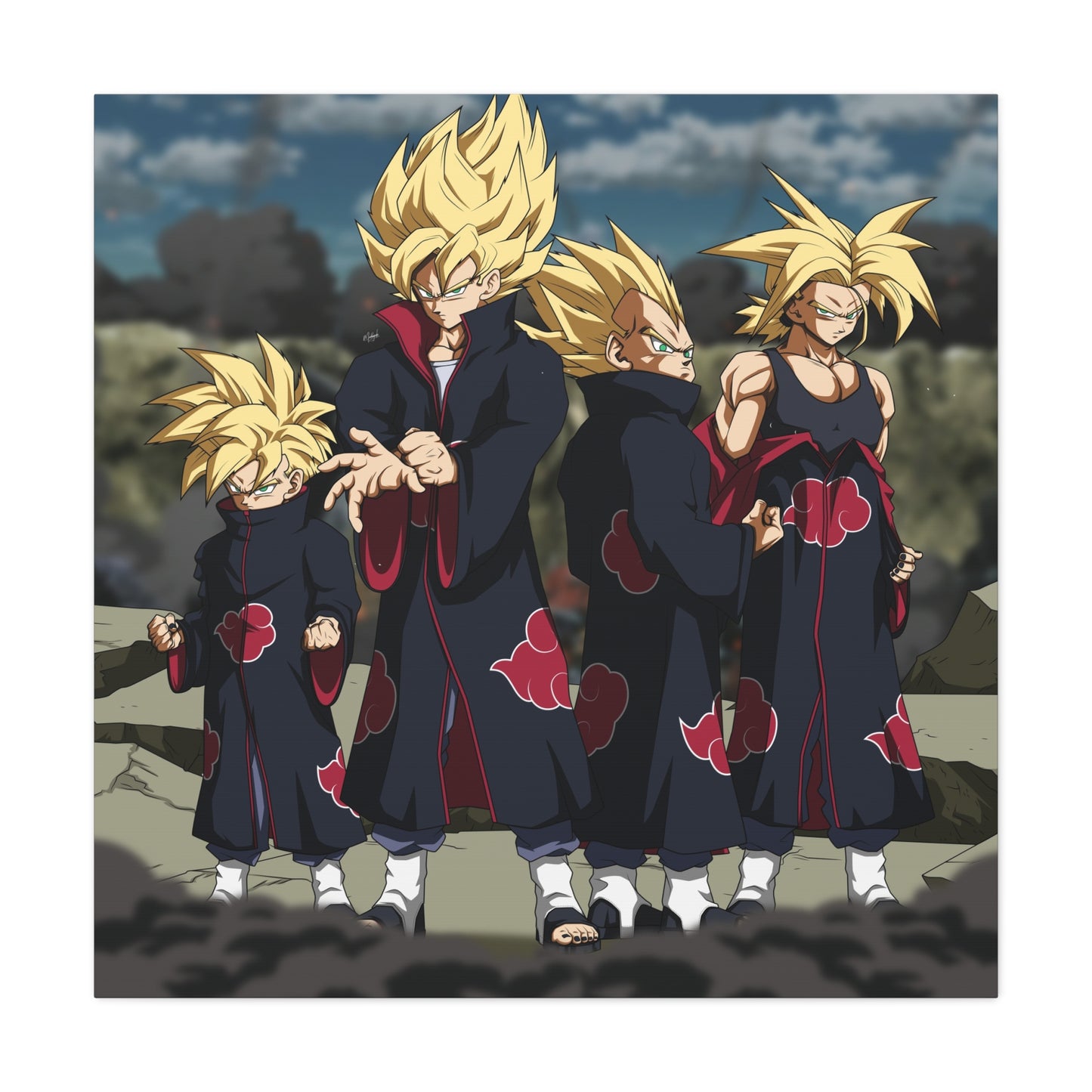Team Earth (Power Up) Canvas
