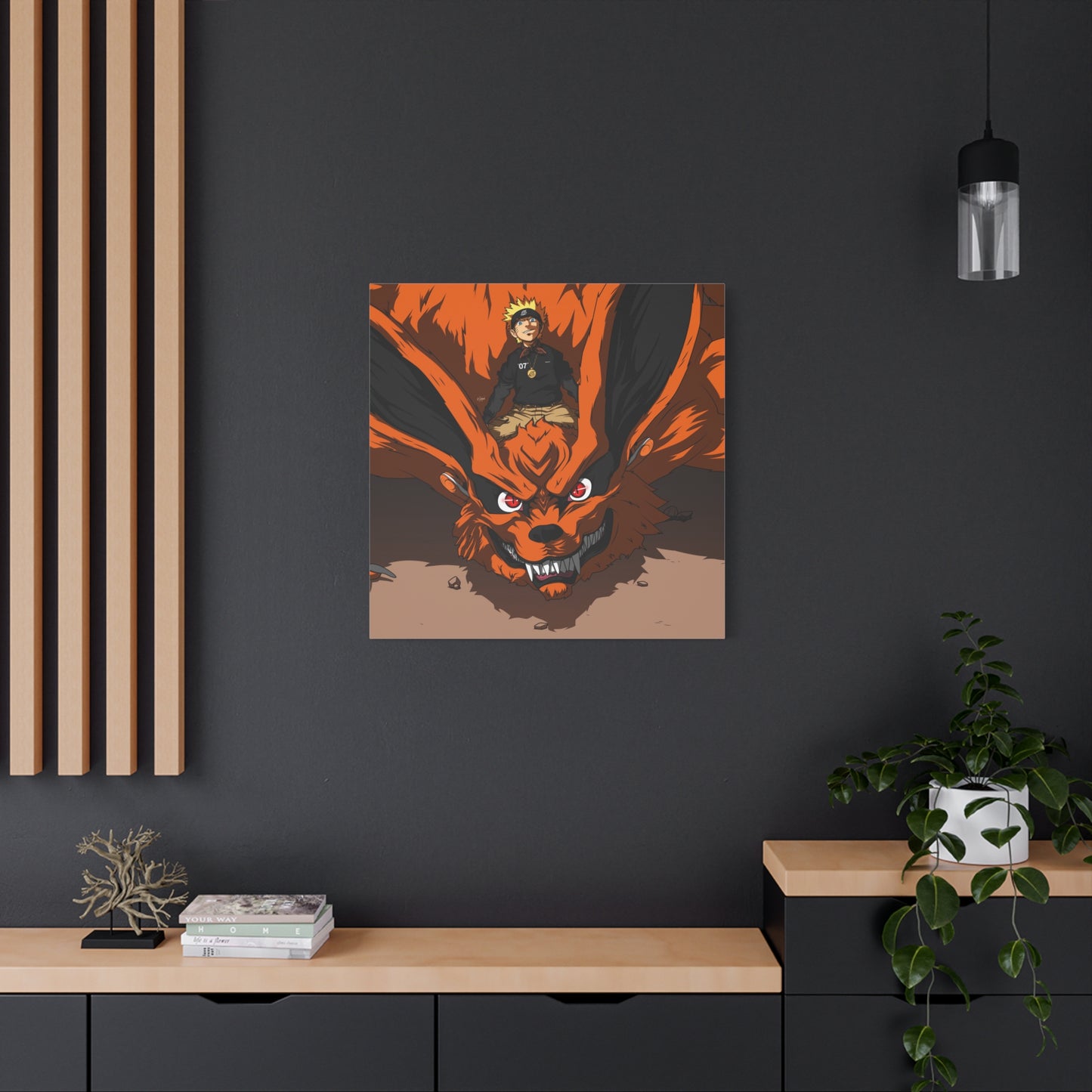 The Ninja and Fox Canvas