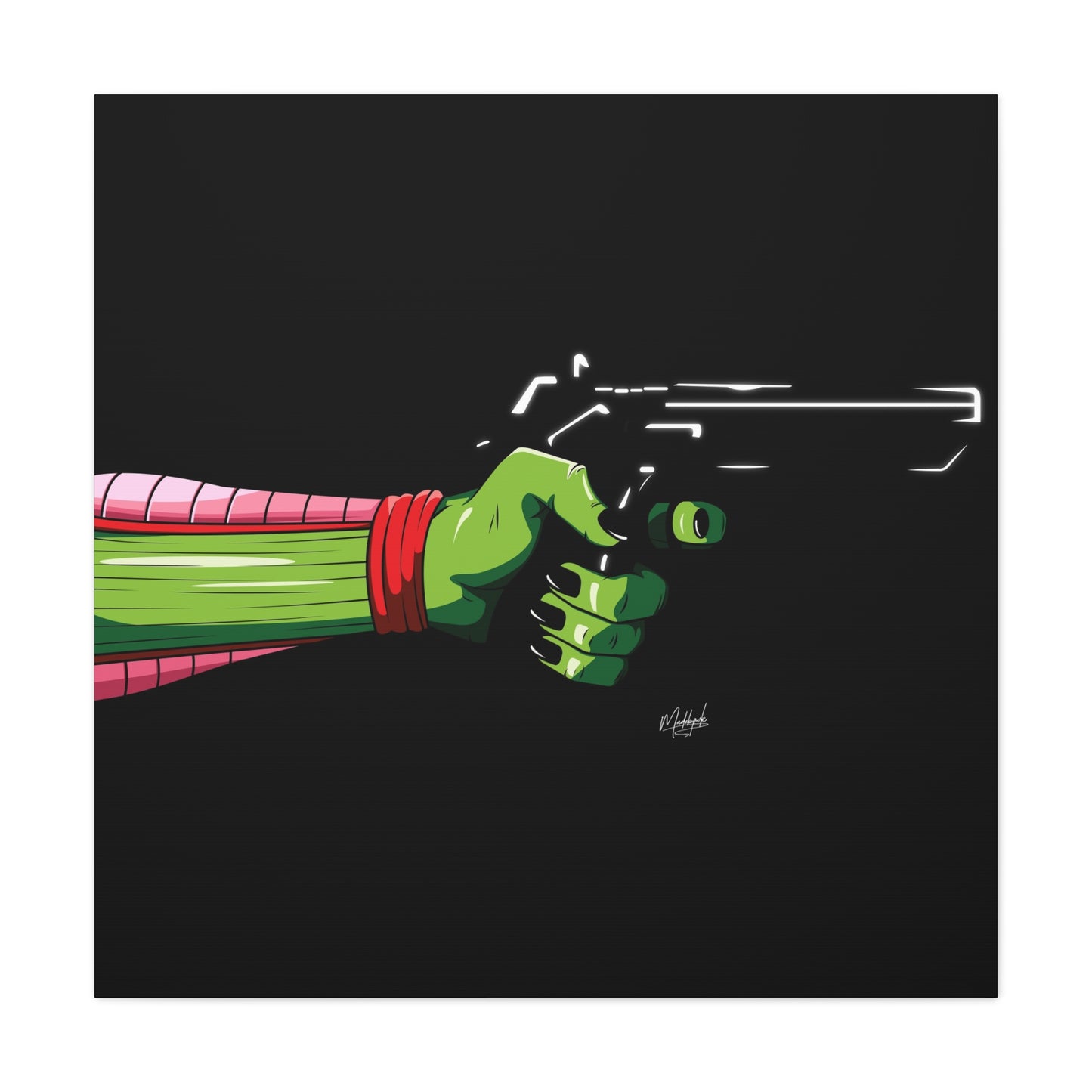 Namek Gun Canvas