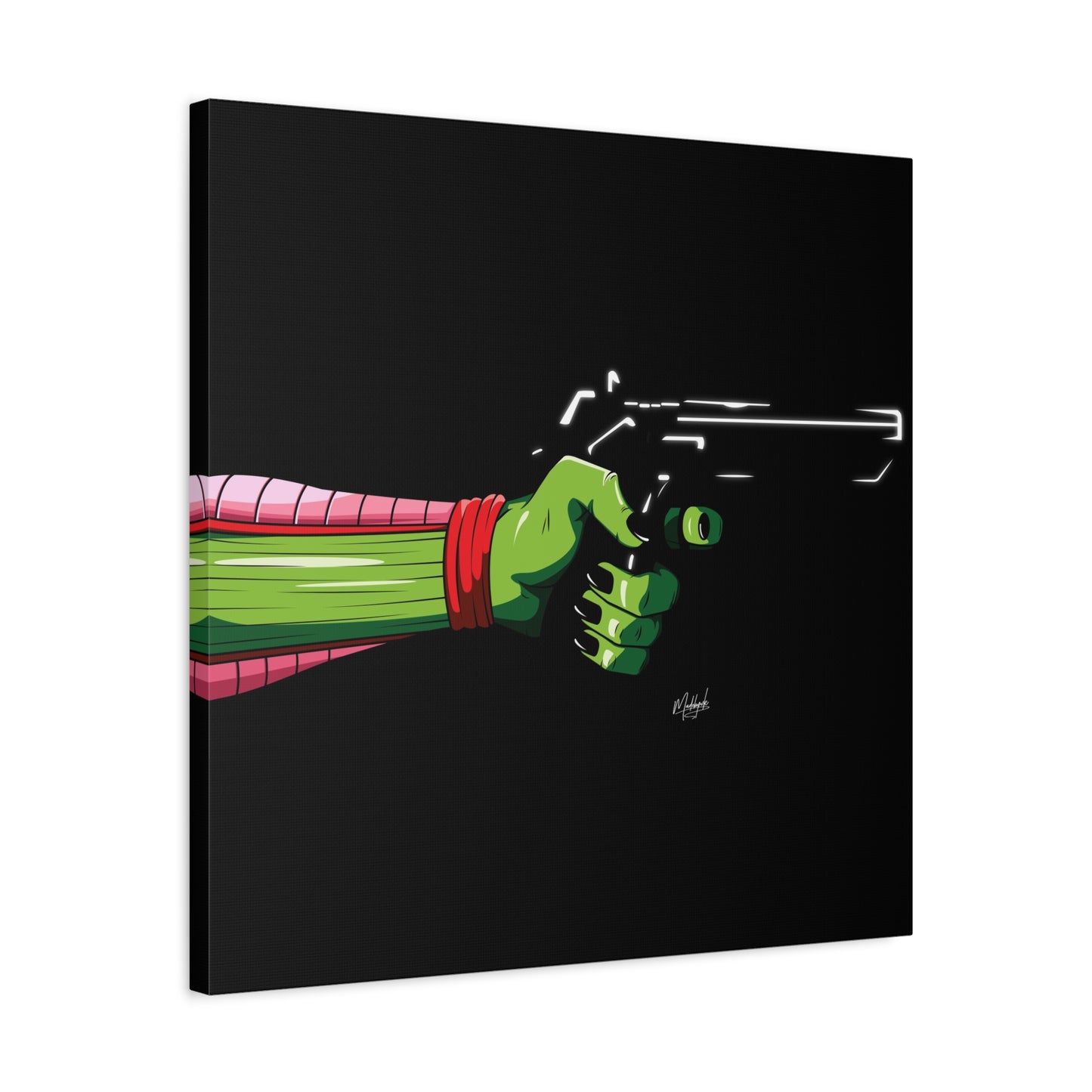 Namek Gun Canvas