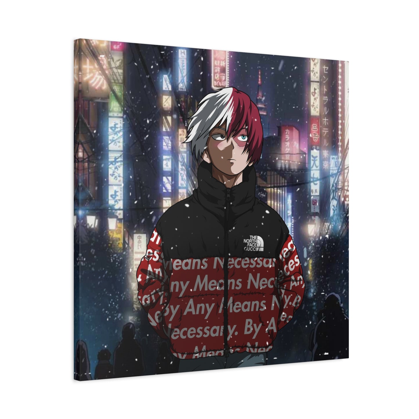 The Snowflame Kid Canvas