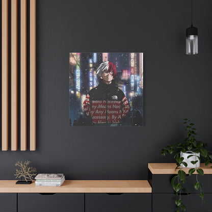 The Snowflame Kid Canvas