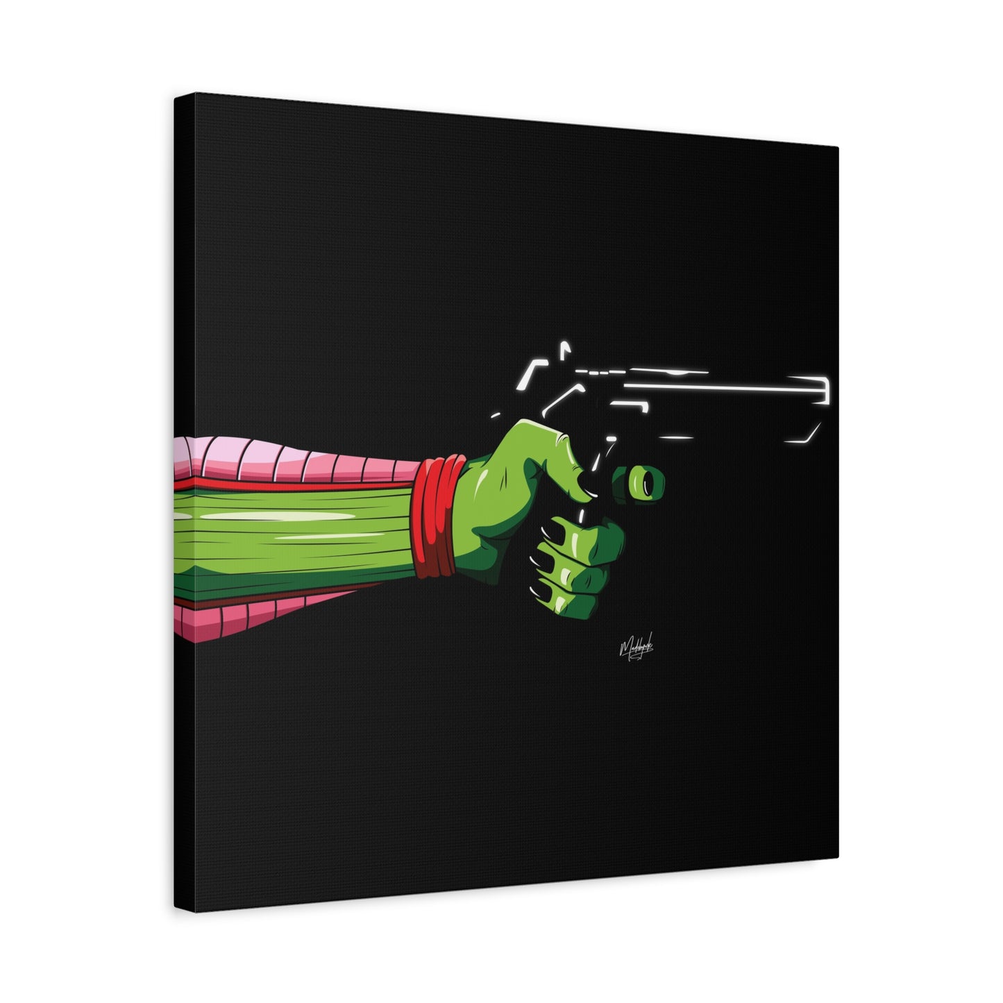 Namek Gun Canvas