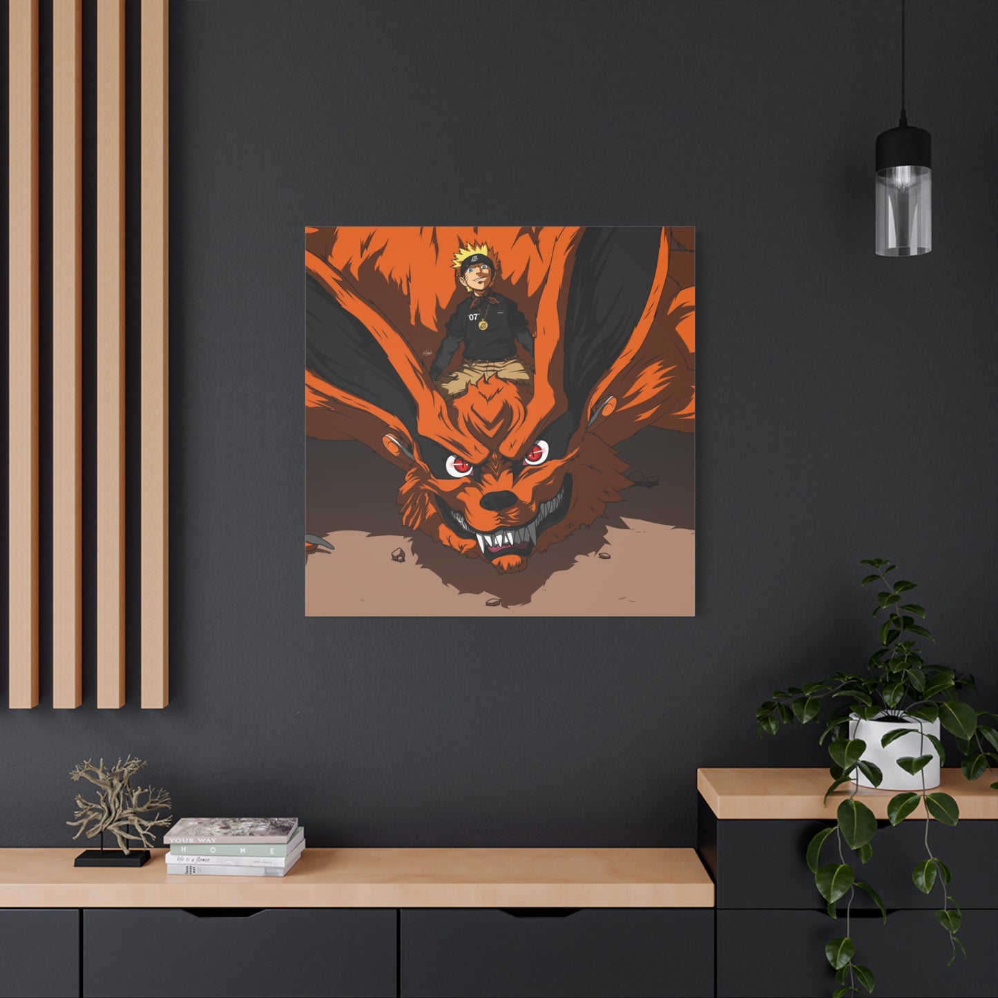 The Ninja and Fox Canvas