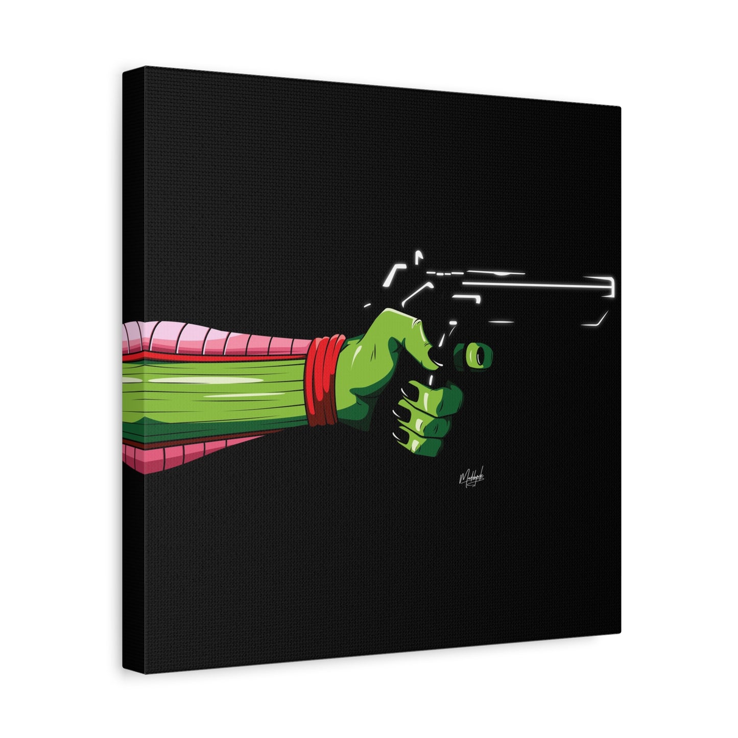 Namek Gun Canvas