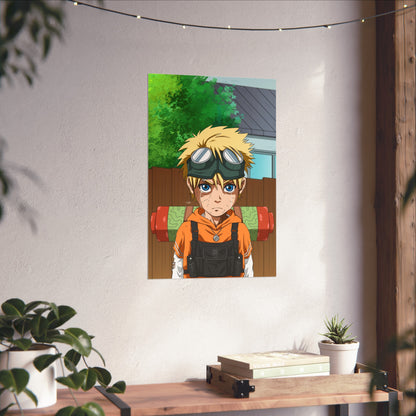 The Orange Spark Poster