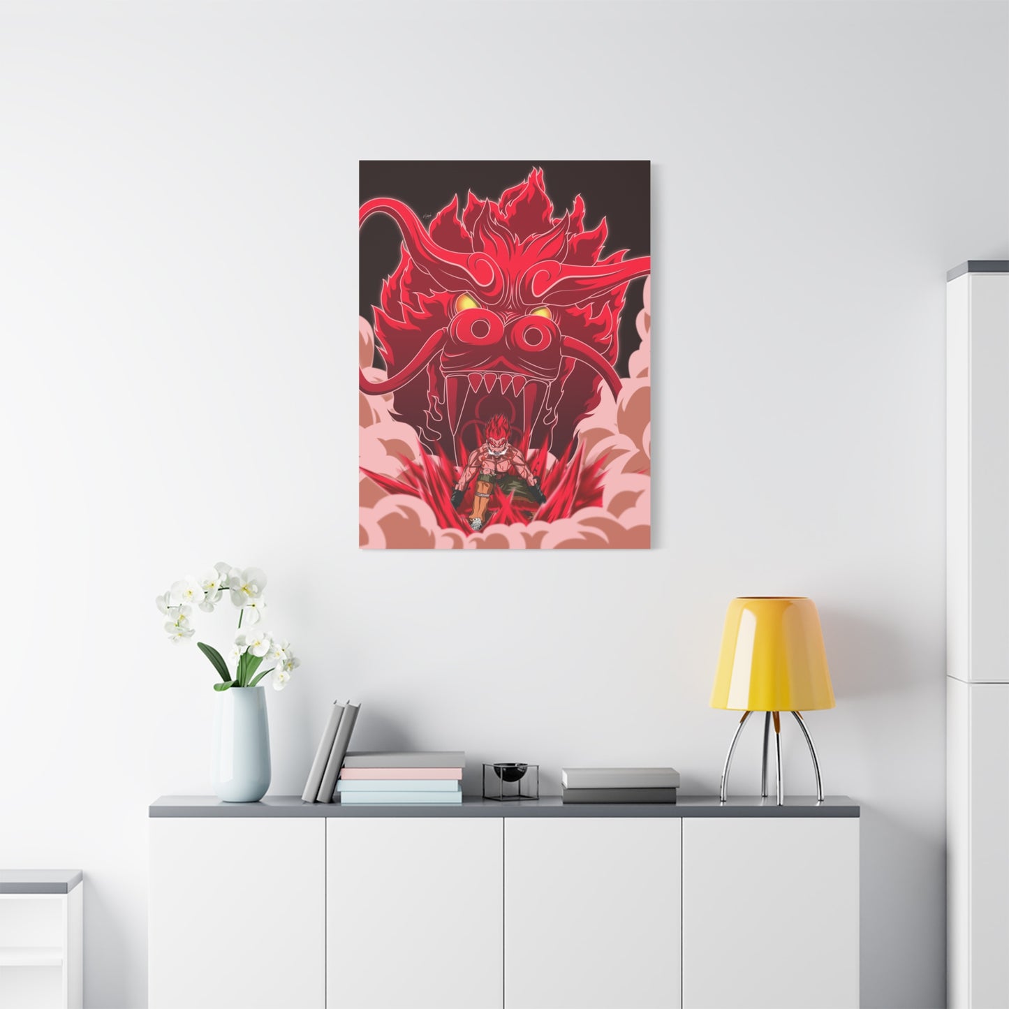 The Red Dragon Canvas