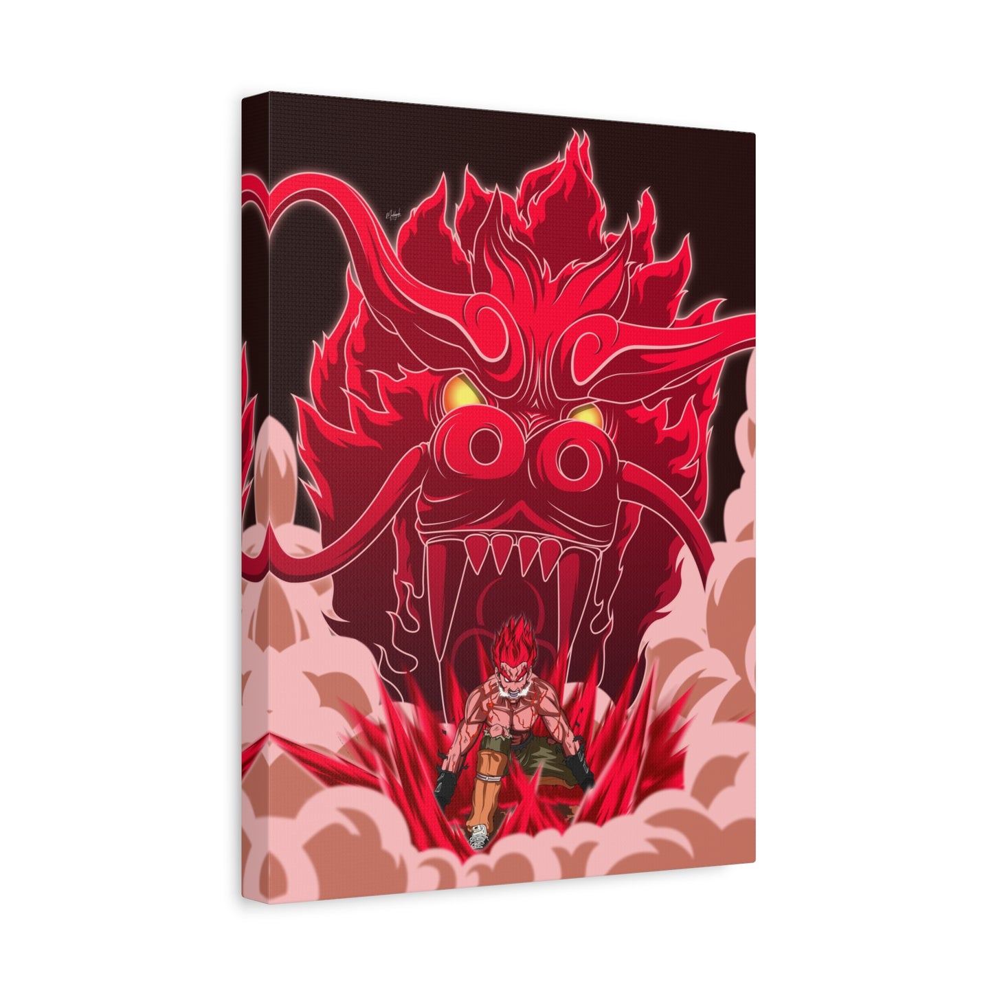 The Red Dragon Canvas