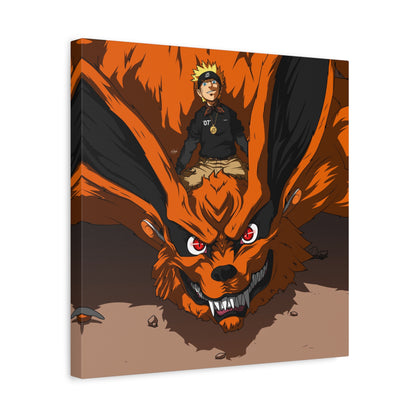 The Ninja and Fox Canvas