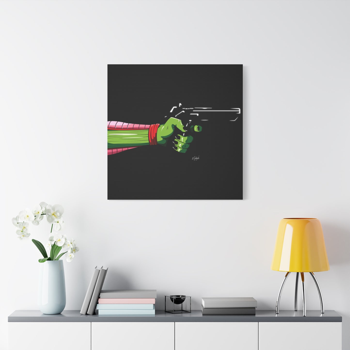 Namek Gun Canvas