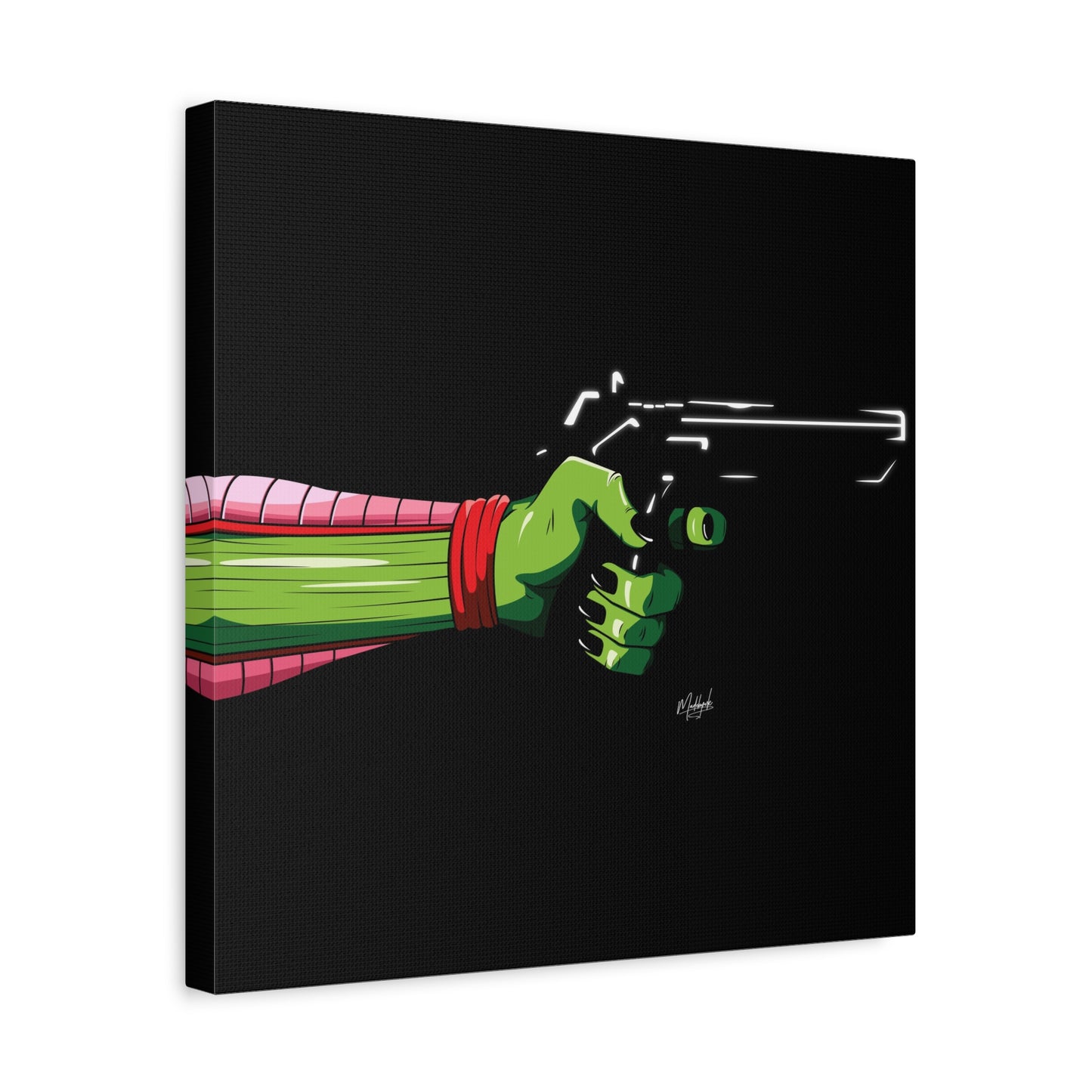 Namek Gun Canvas