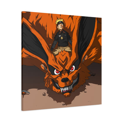 The Ninja and Fox Canvas