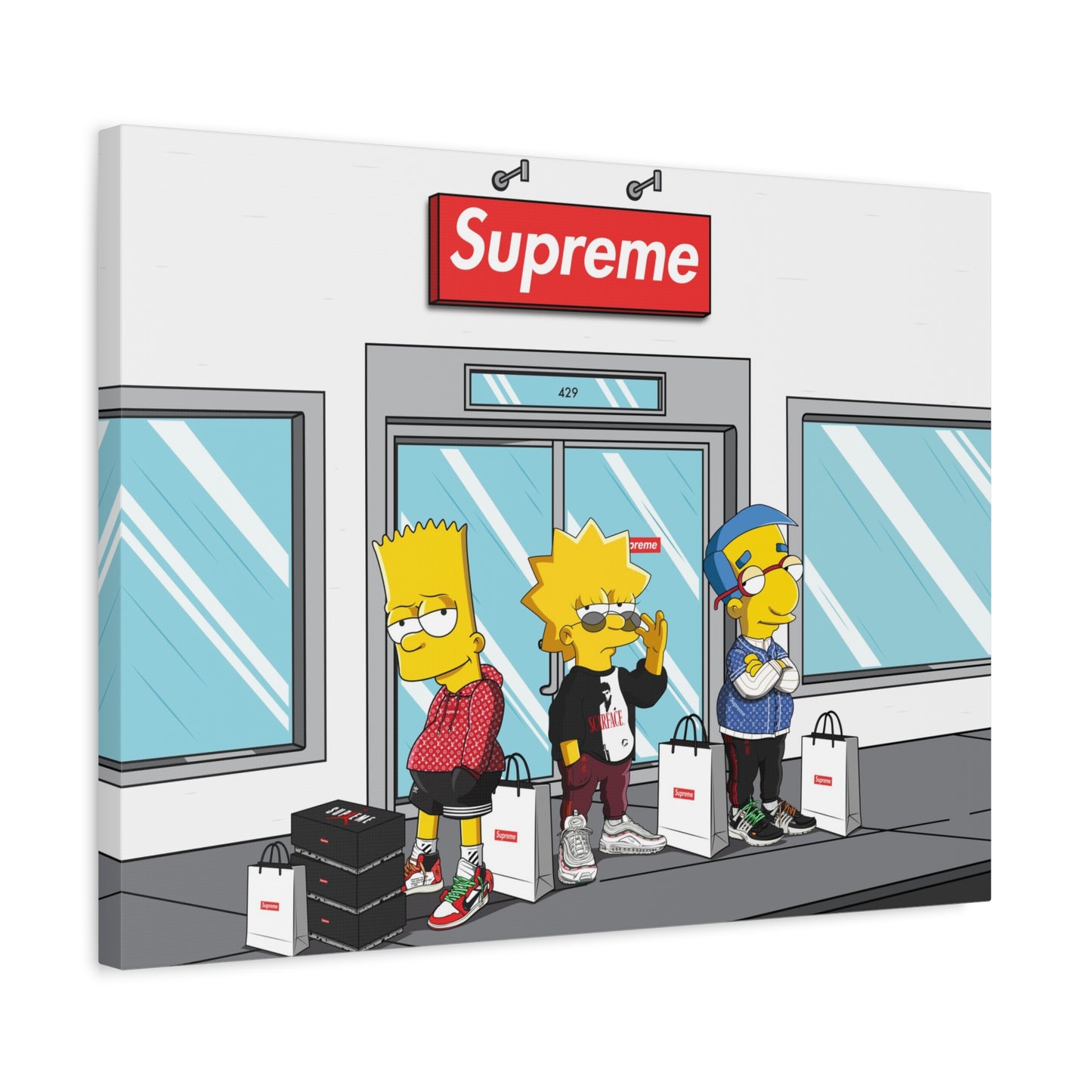 Springfield Streets Canvas