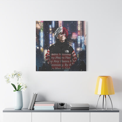 The Snowflame Kid Canvas